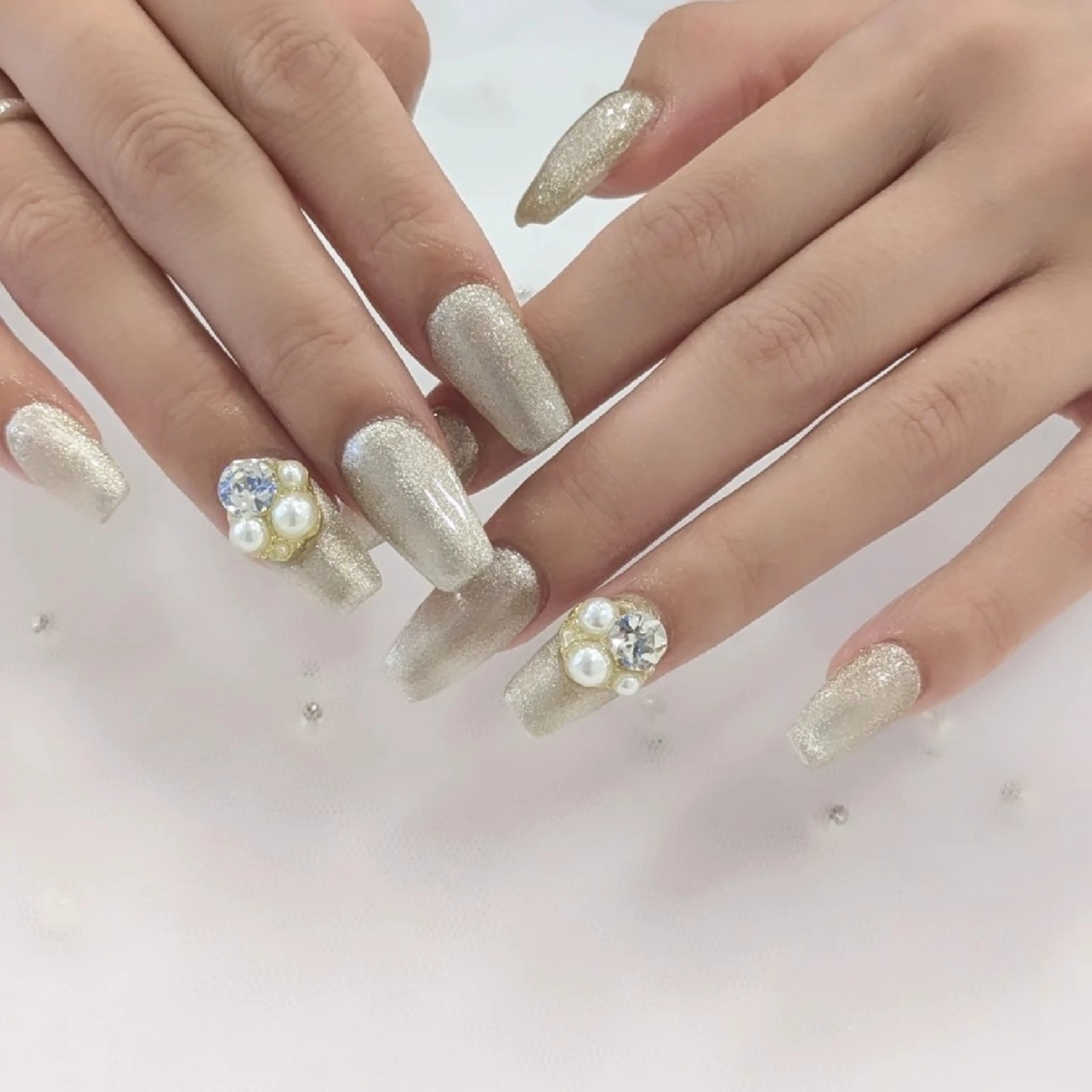 ネイル スカルプネイル Lily nail 船橋 yuki🍒のネイルデザイン