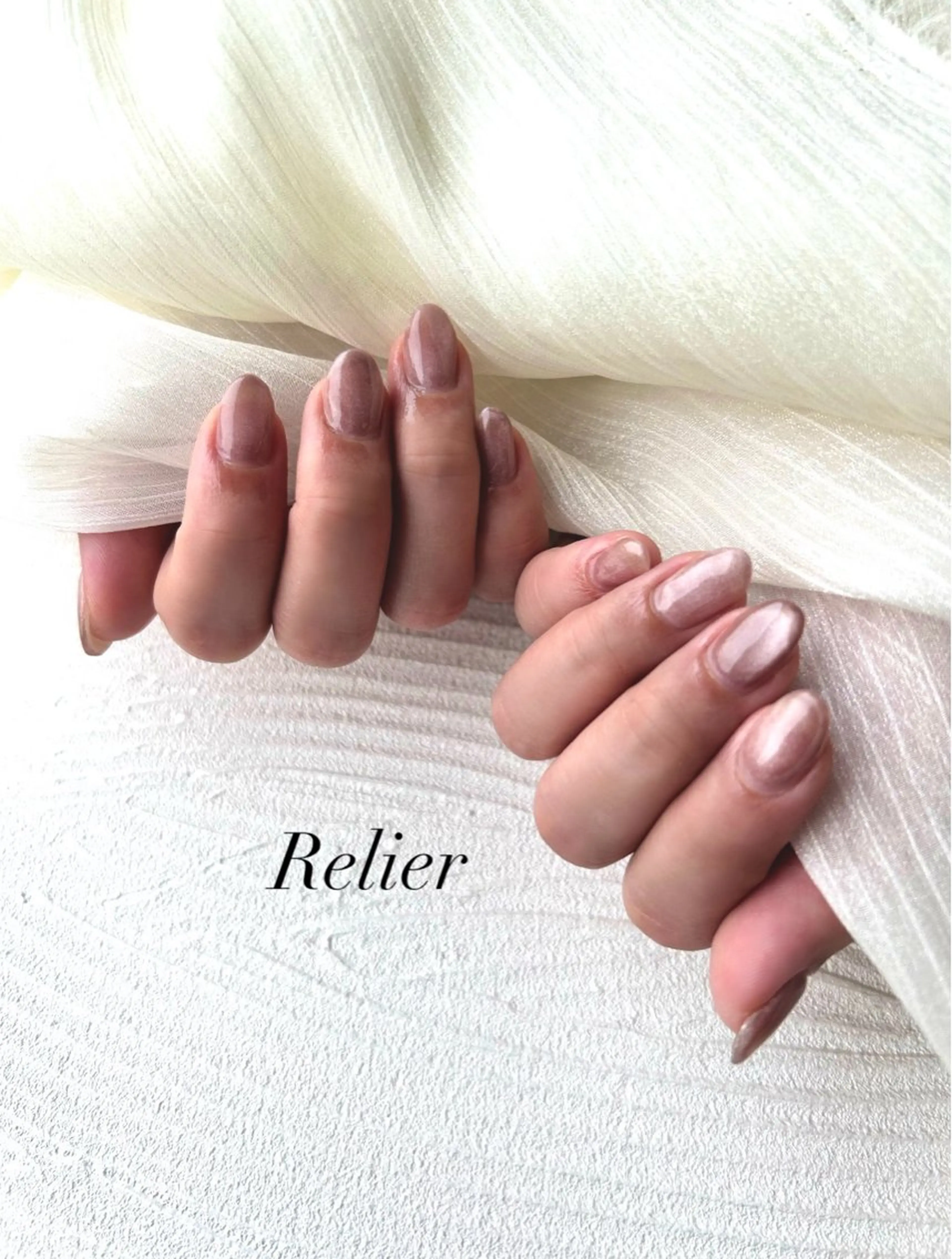 ネイル ハンドネイル ハンドケア Relier ayakaのネイルデザイン