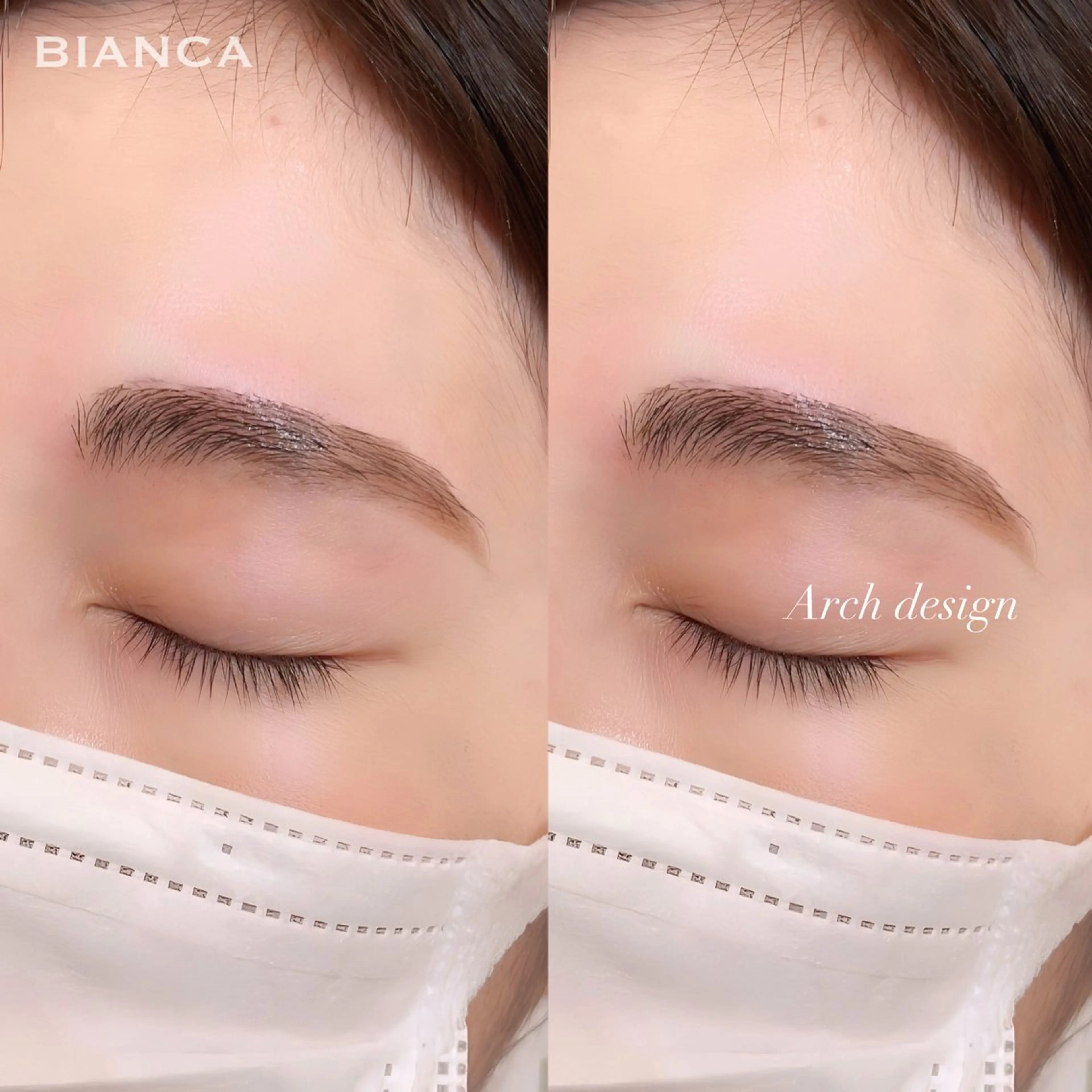 アイブロウ ワックス脱毛 BIANCA/上大岡 /YUKARI/束感のマツエク・マツパデザイン