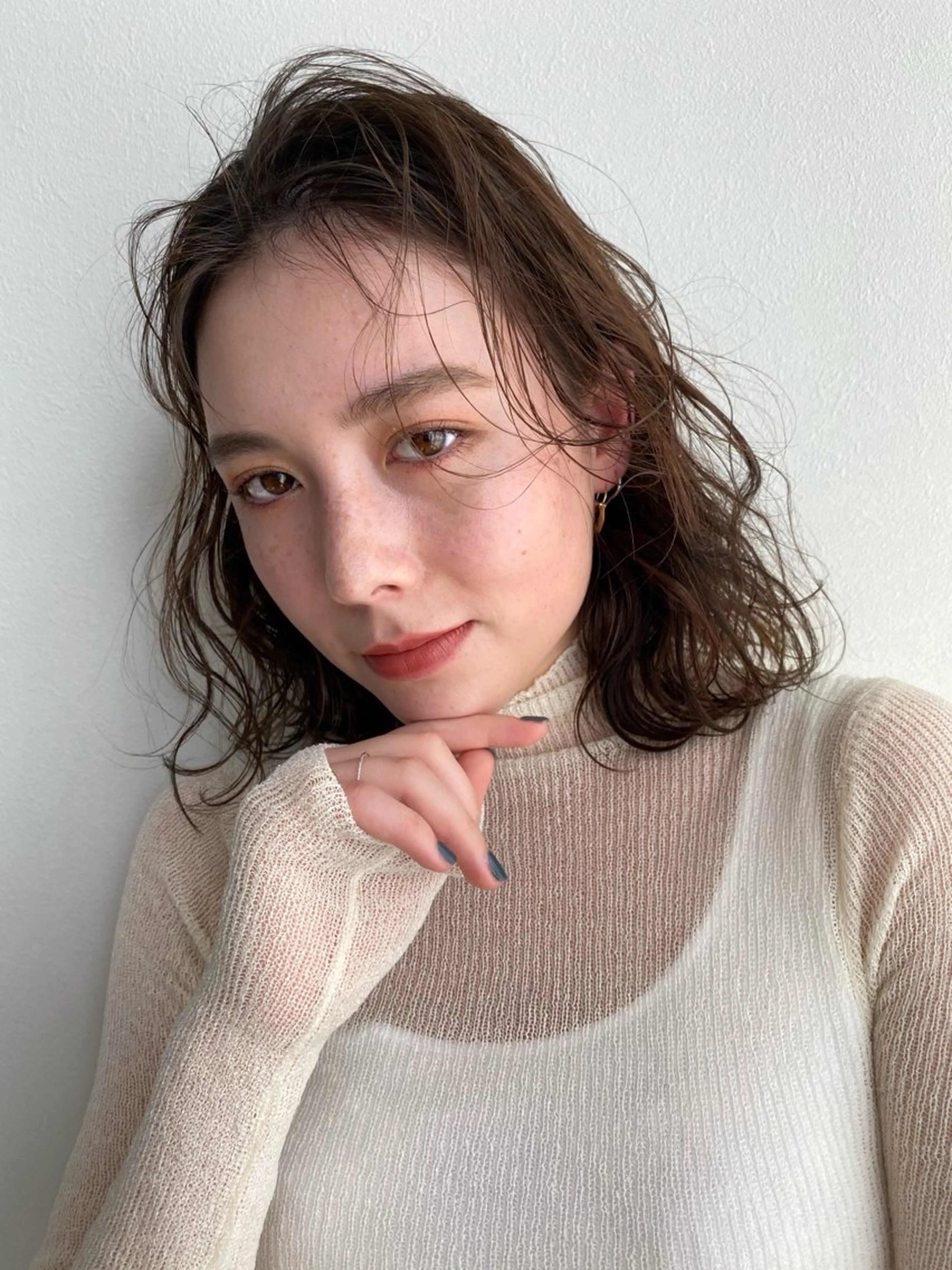 ミディアム パーマ ANY/ sayuのヘアスタイル