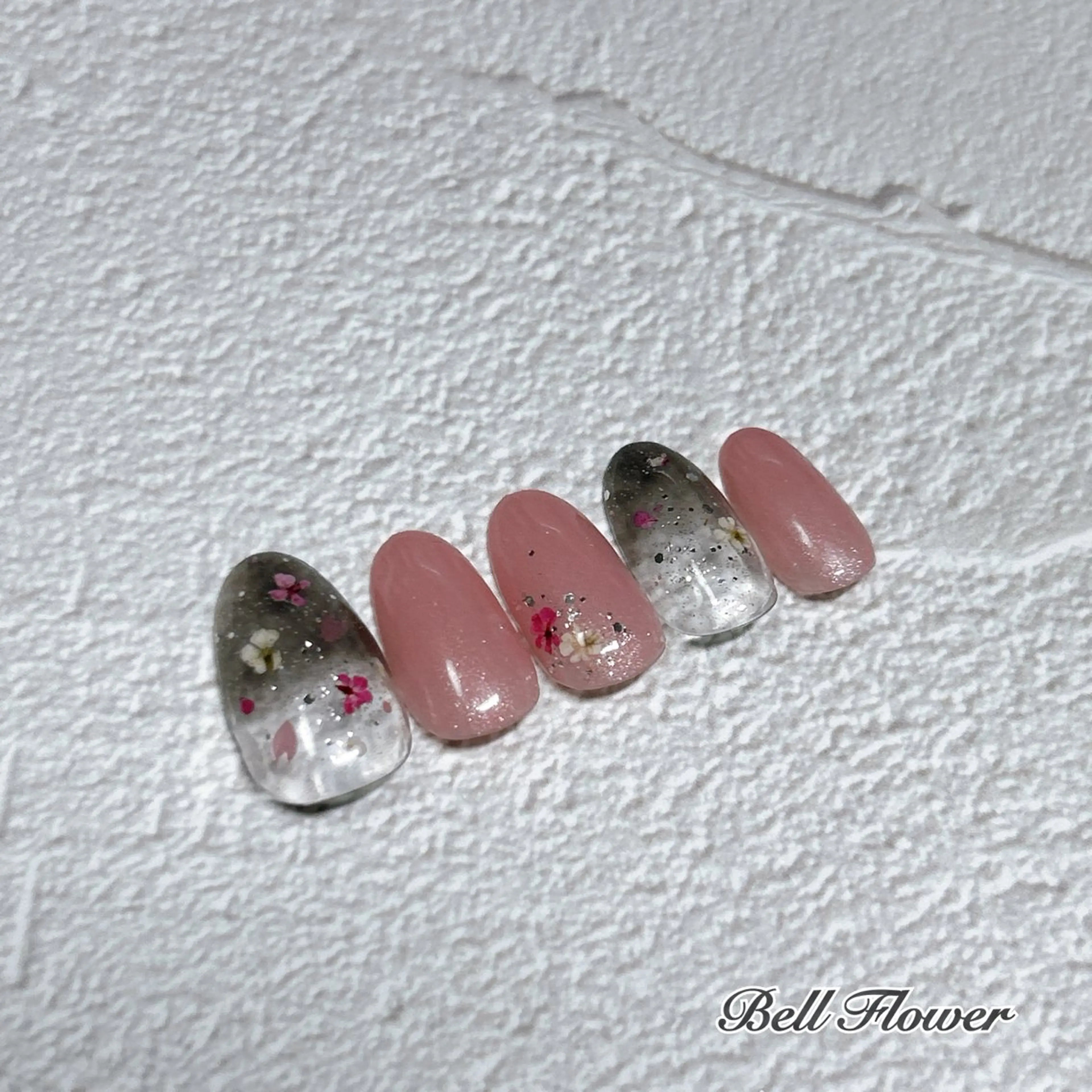 ネイル ハンドネイル Bell Flowerのネイルデザイン