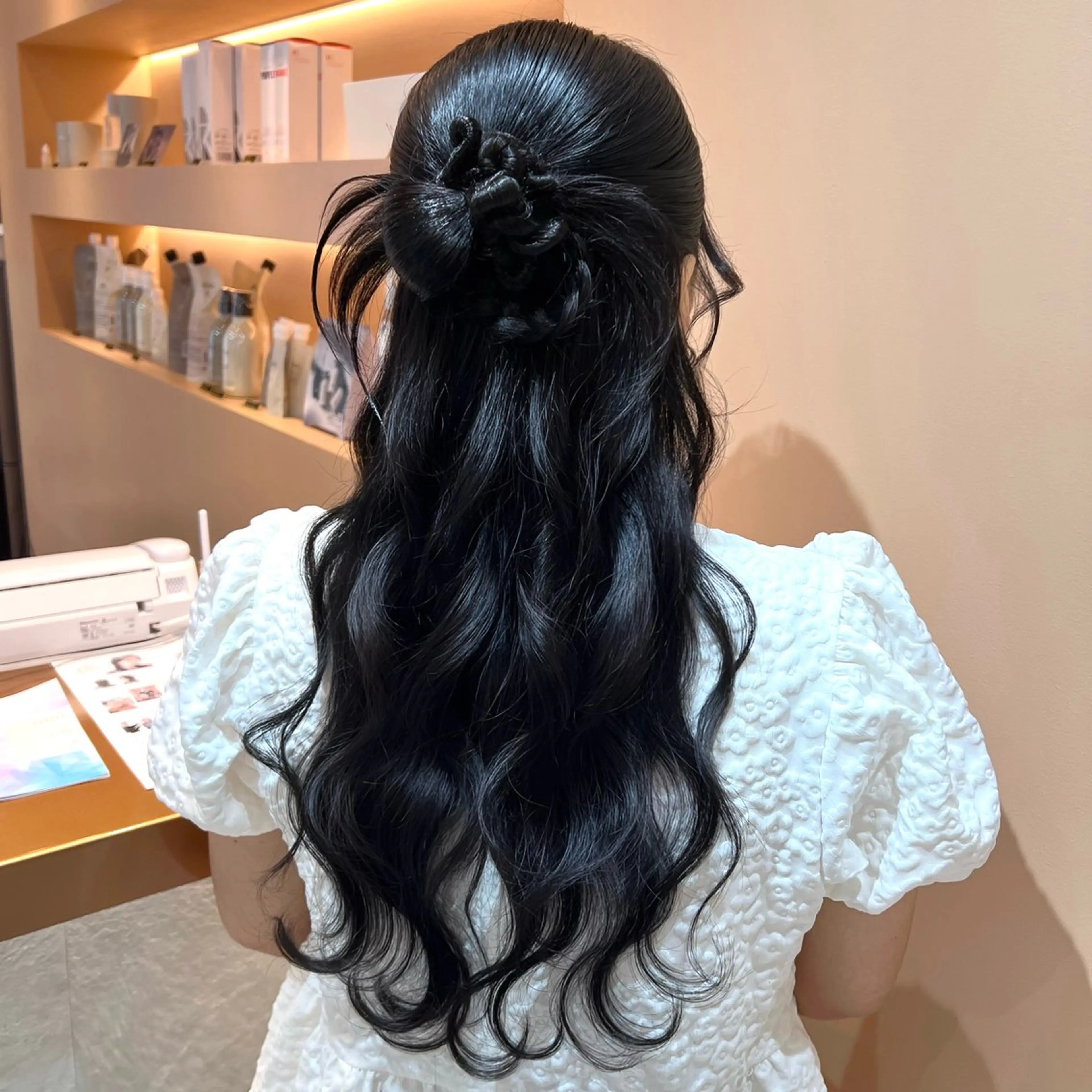 ロング ヘアセット ✨カチモリ✨レイヤー 韓国ヘア🇰🇷ゆいのヘアスタイル