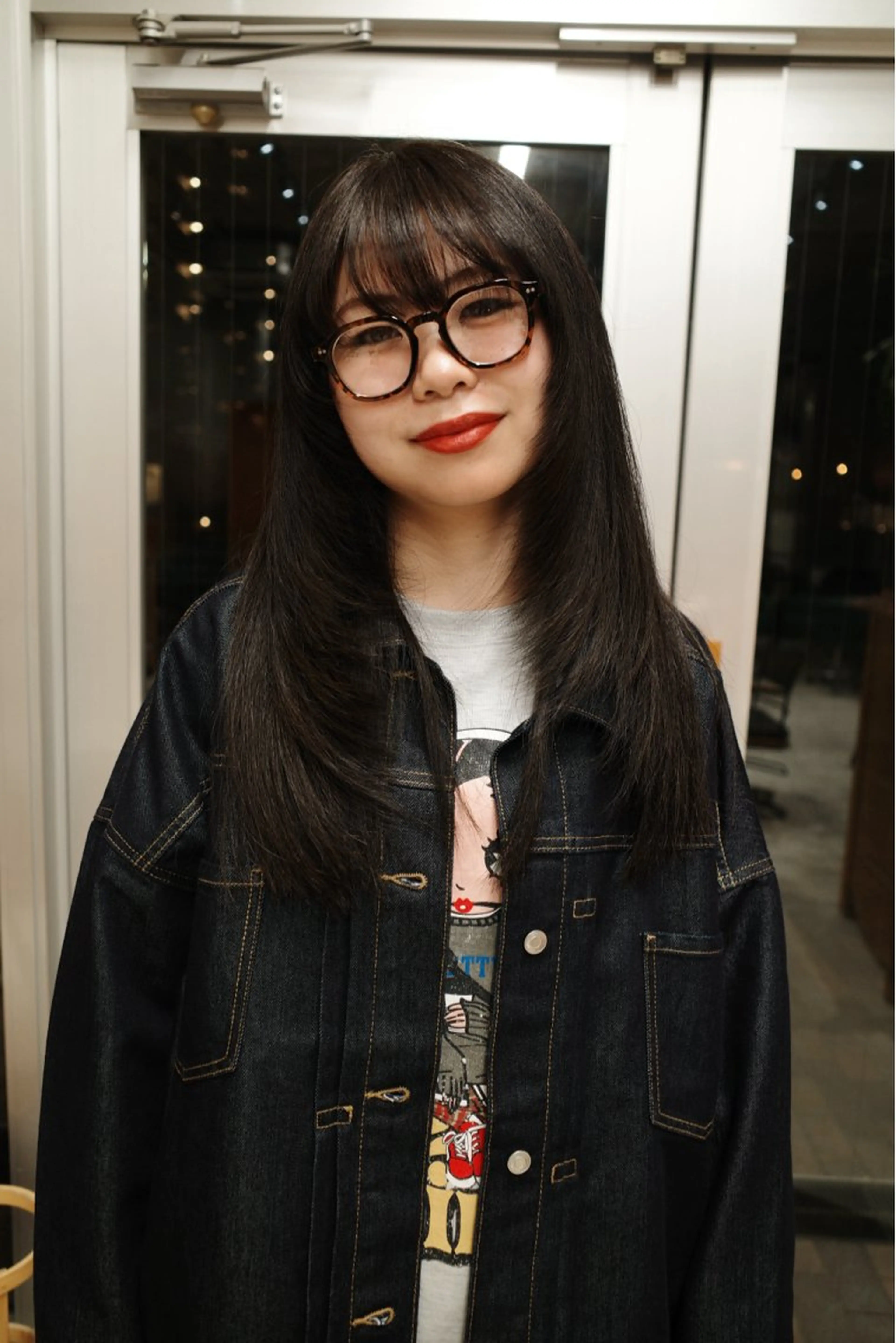 ミディアム パーマ/メンズ/ 鮫島竜海のヘアスタイル