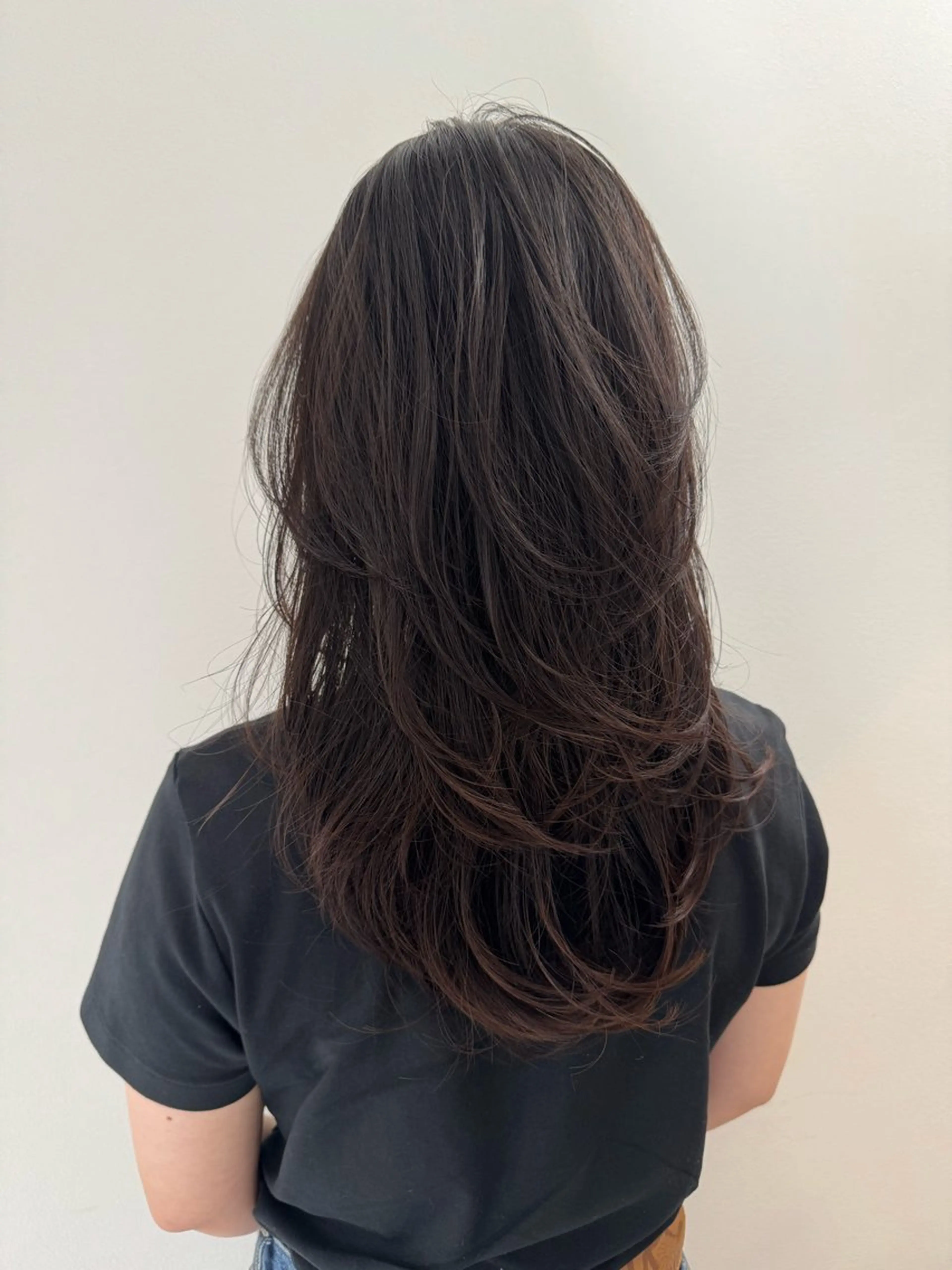 セミロング rina/無料 レイヤーカット/上野のヘアスタイル