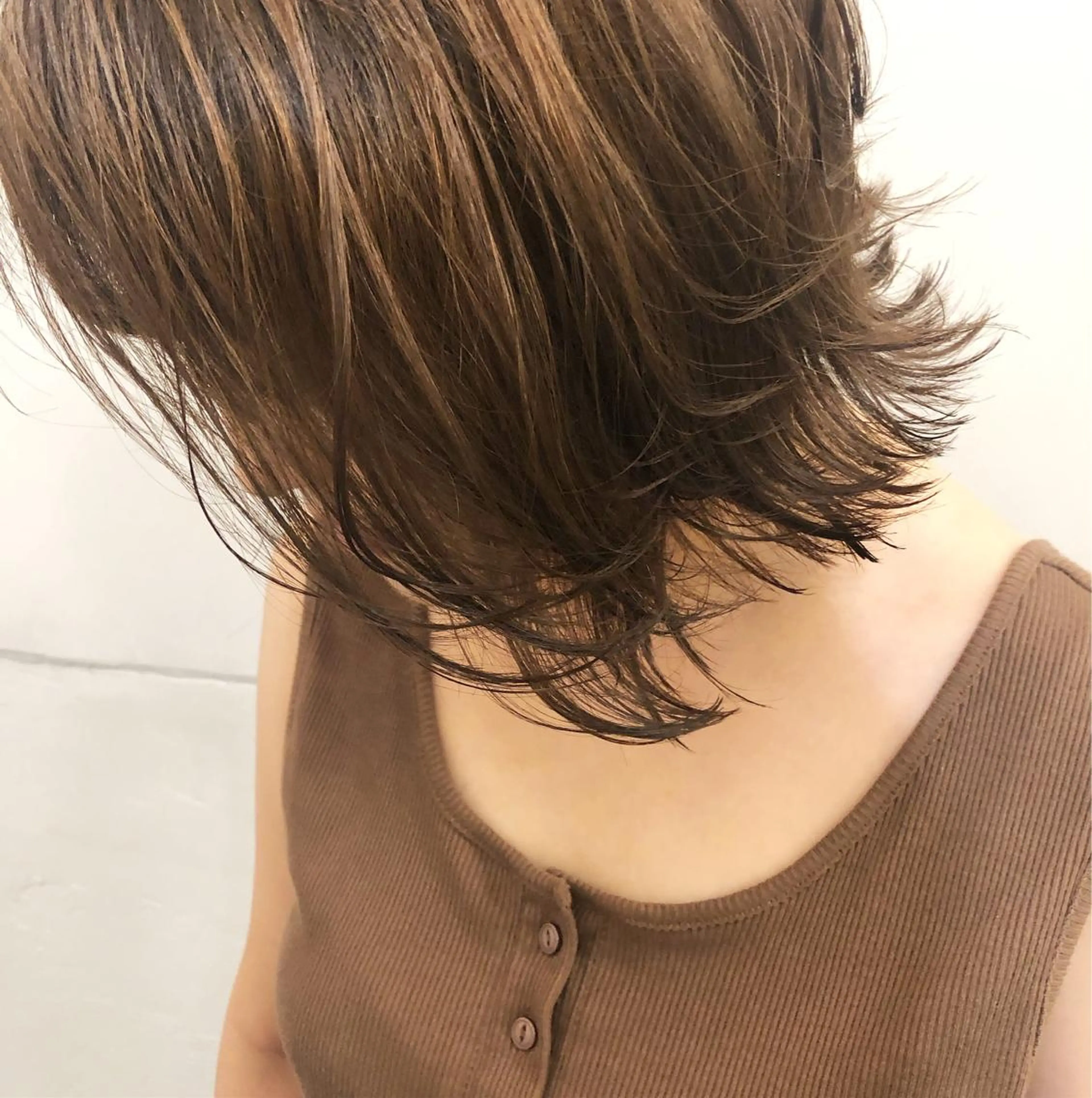 ショート カラー ショートボブ💗 ヤマネシオリのヘアスタイル