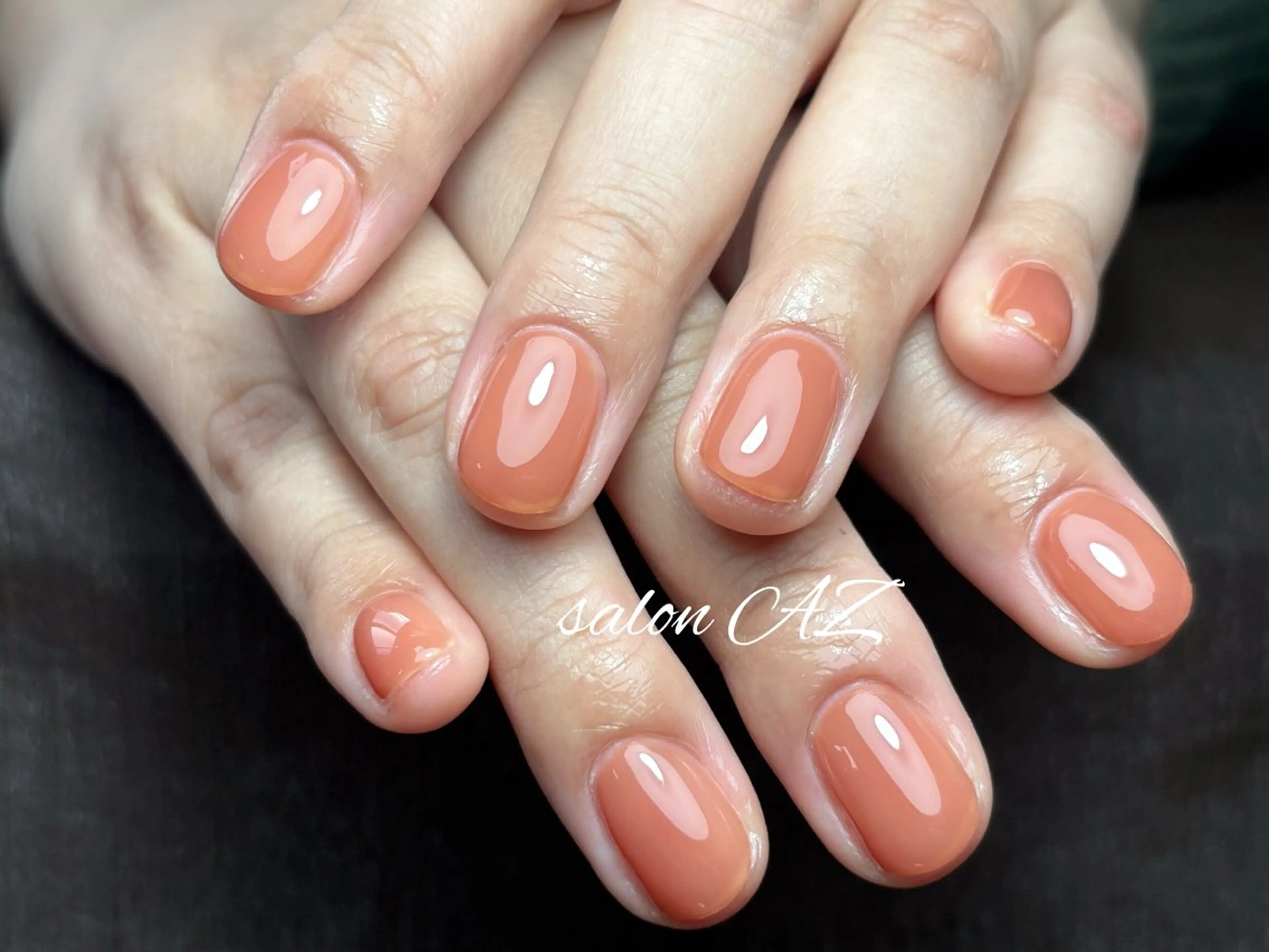 ネイル アートネイル 長さ出し フットネイル フレンチネイル ジェルネイル ハンドネイル salon AZのネイルデザイン