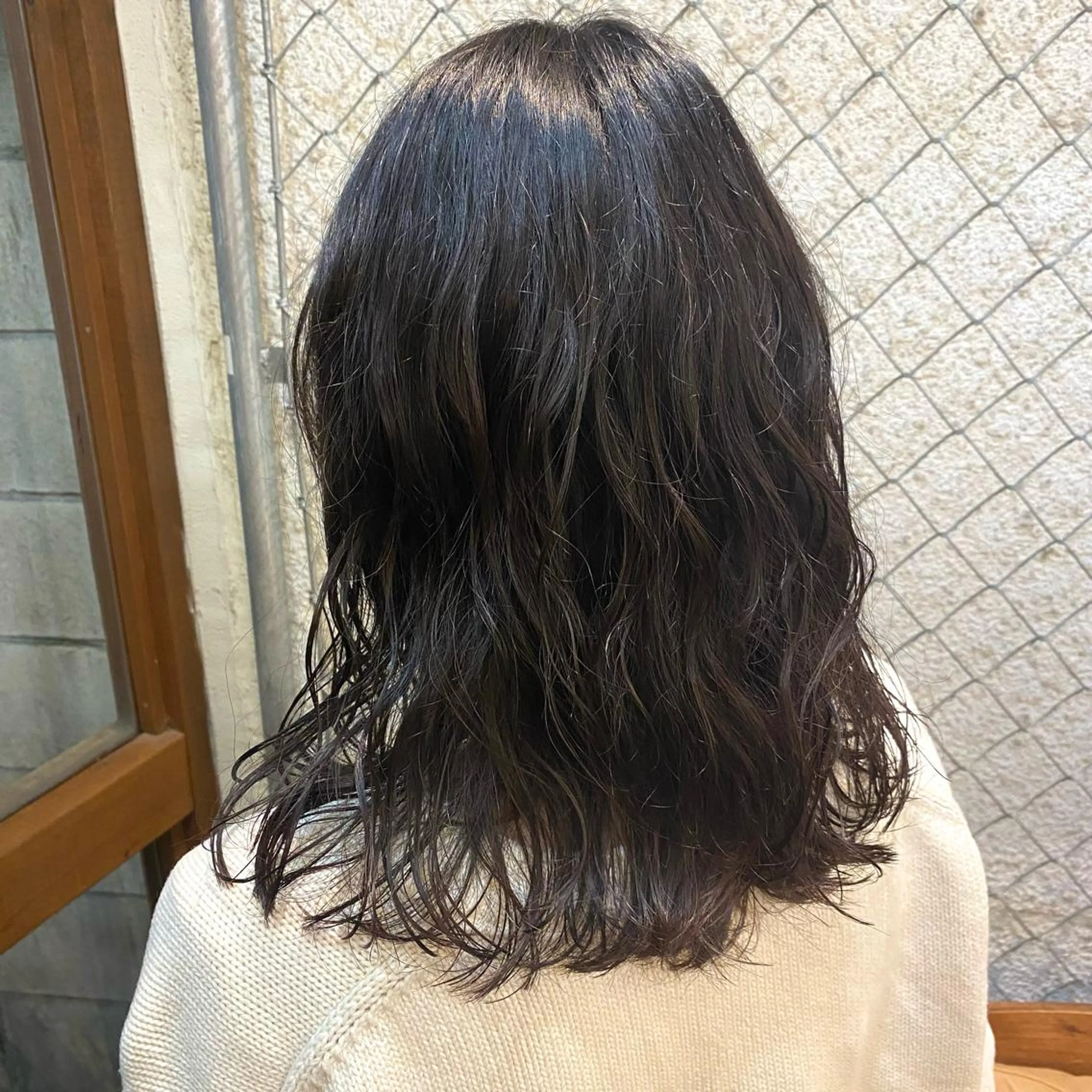 セミロング パーマ セミロングパーマ 暖色艶color / ボブ🦩Rioのヘアスタイル