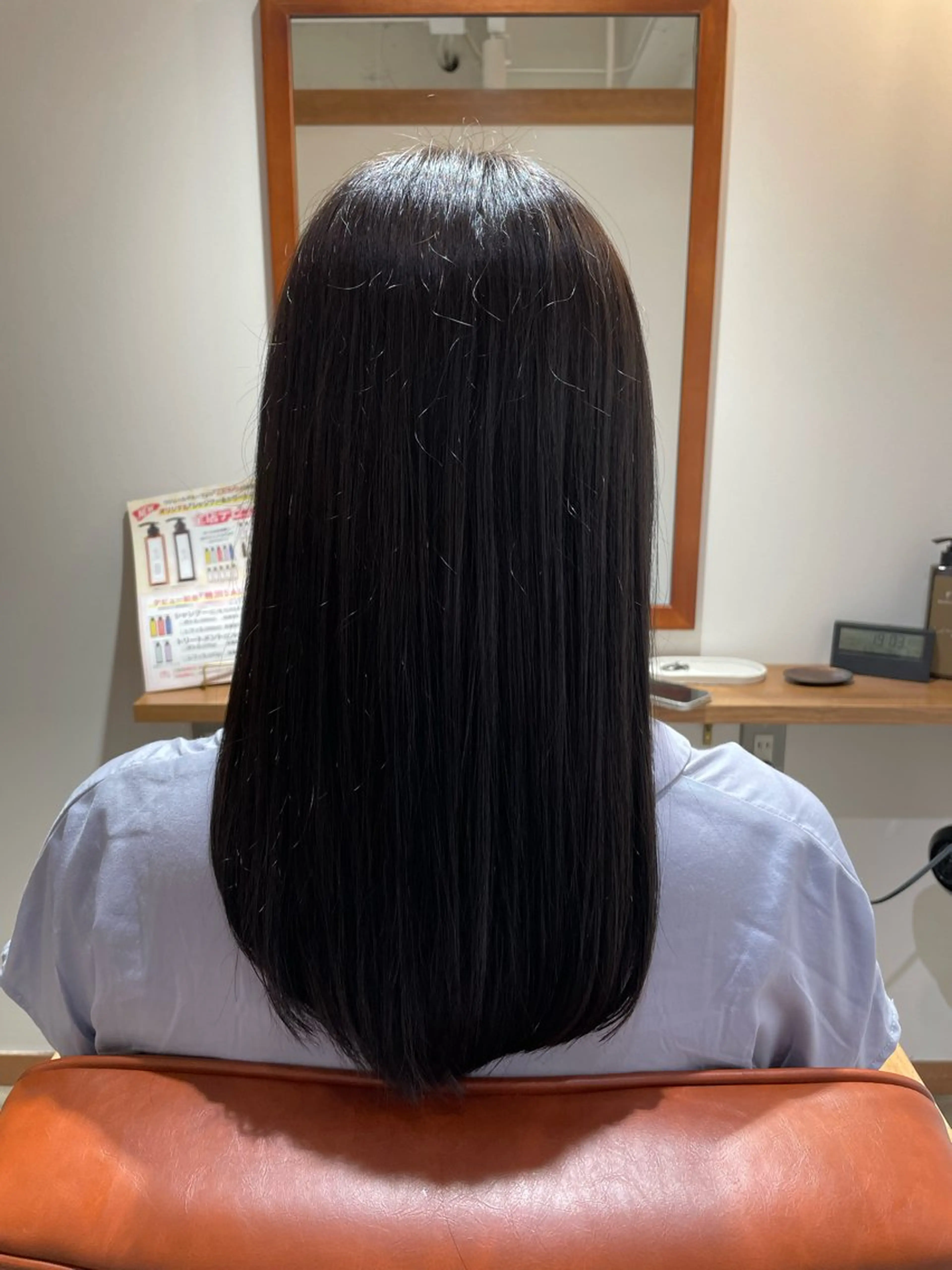 セミロング カット ヘッドスパ 末田 柊希のヘアスタイル