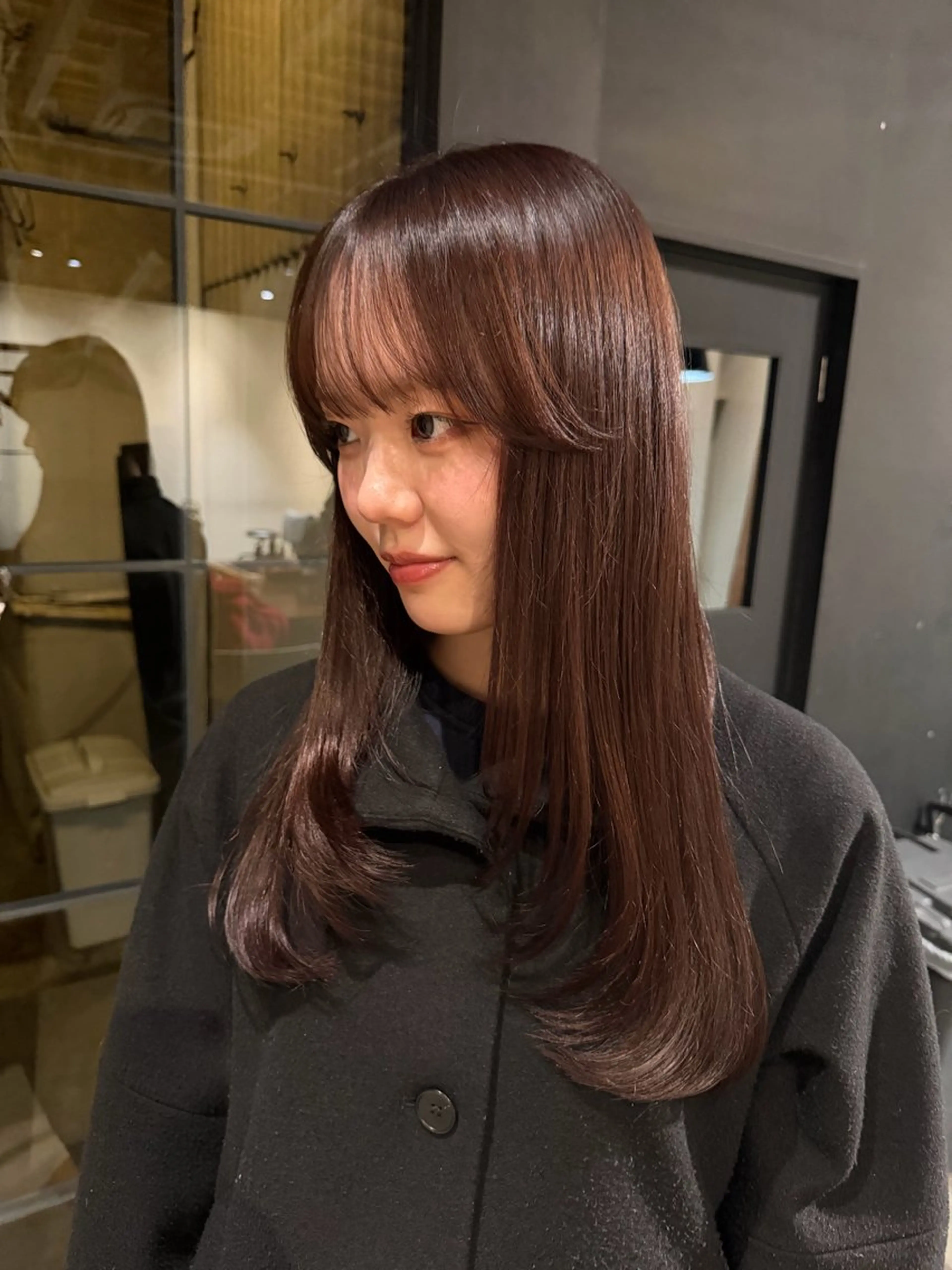 ロング カラー ヘアカラー トリートメント the  hinc所属・新貝楓🌀 透明感カラーのヘアスタイル