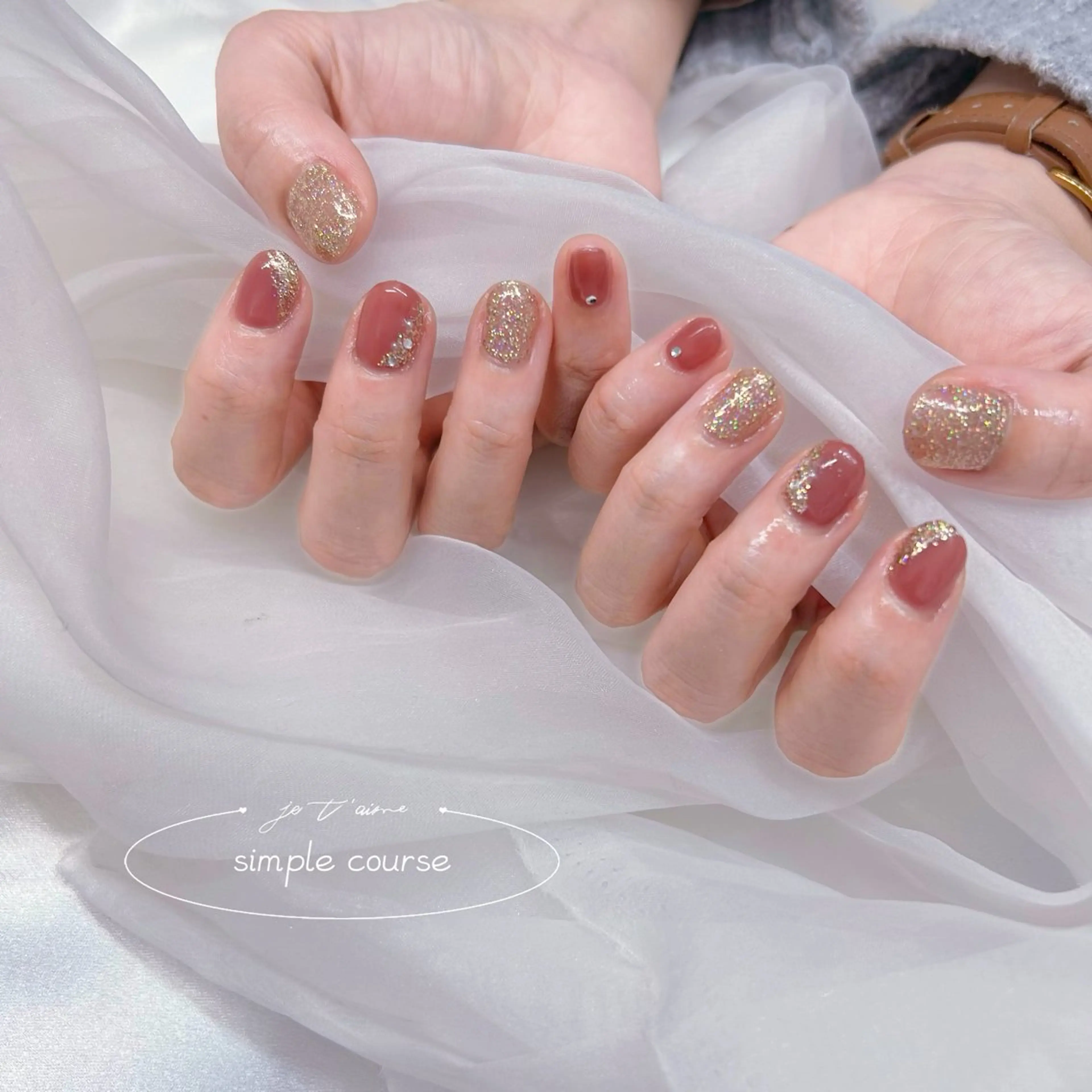 ネイル マグネットネイル ハンドネイル SweetOlive HINAKOのネイルデザイン