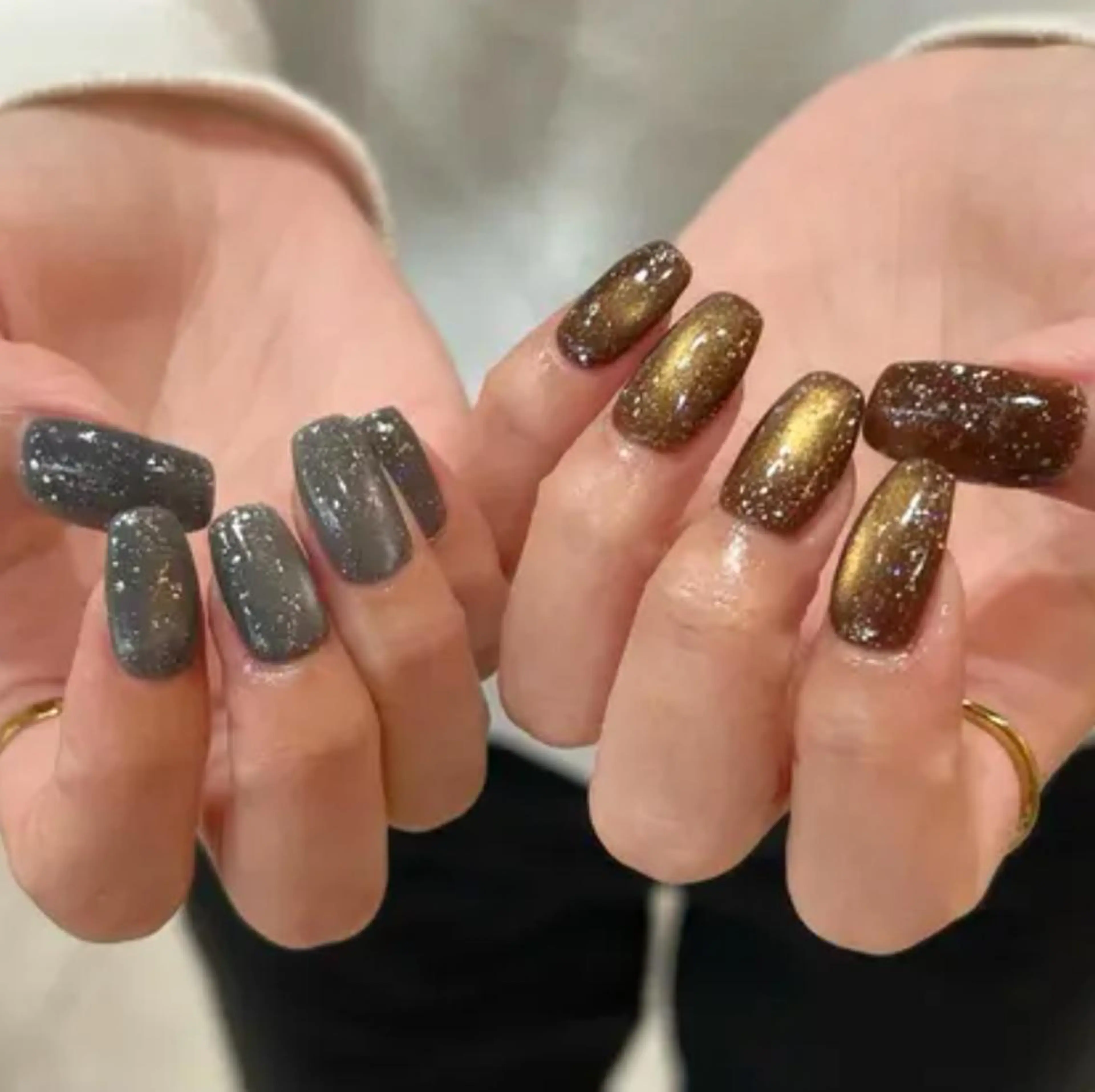 ネイル マグネットネイル ハンドネイル パラジェル認定サロン N°nail 立川のネイルデザイン