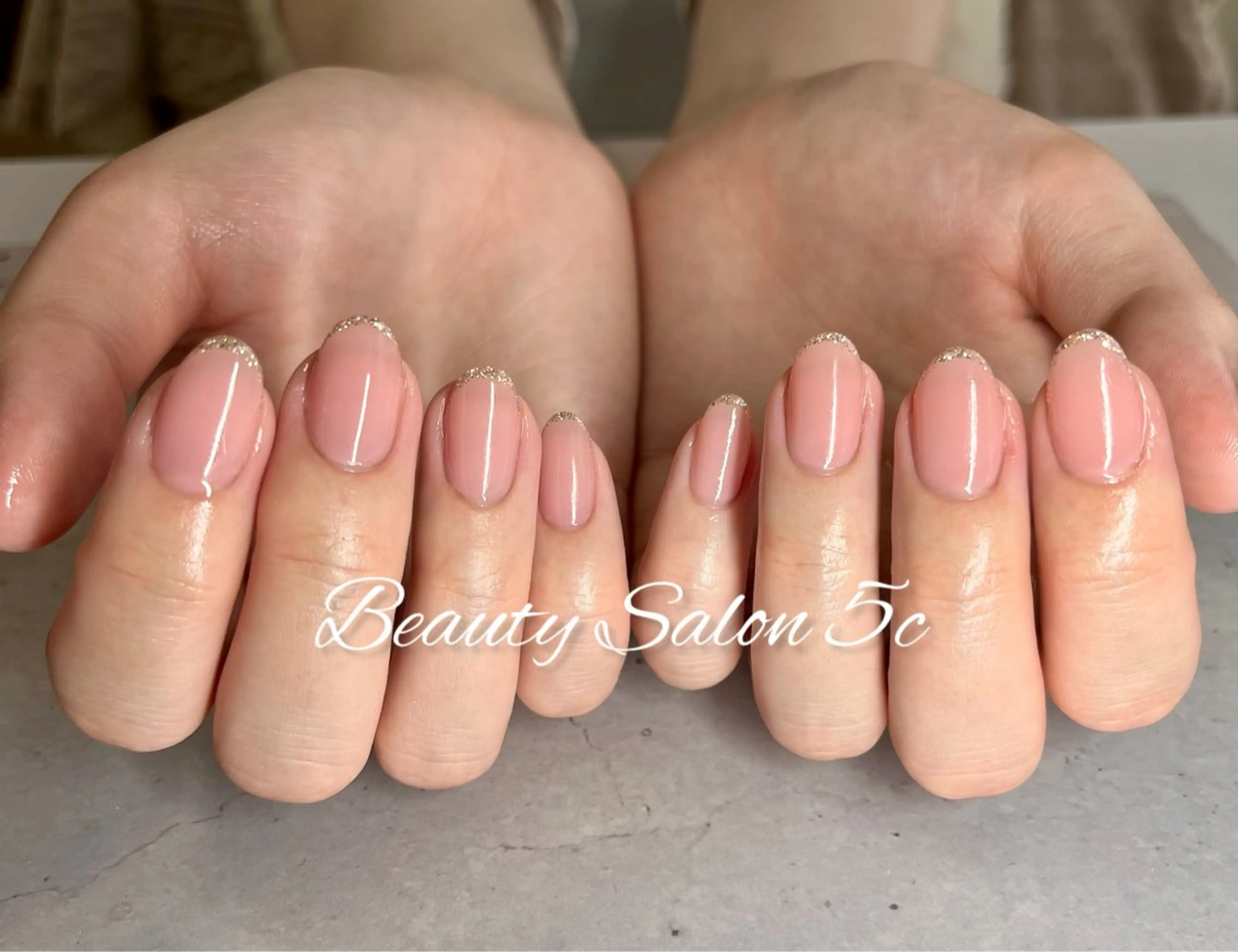 ネイル フレンチネイル ワンカラーネイル ハンドネイル Beauty Salon5cのネイルデザイン