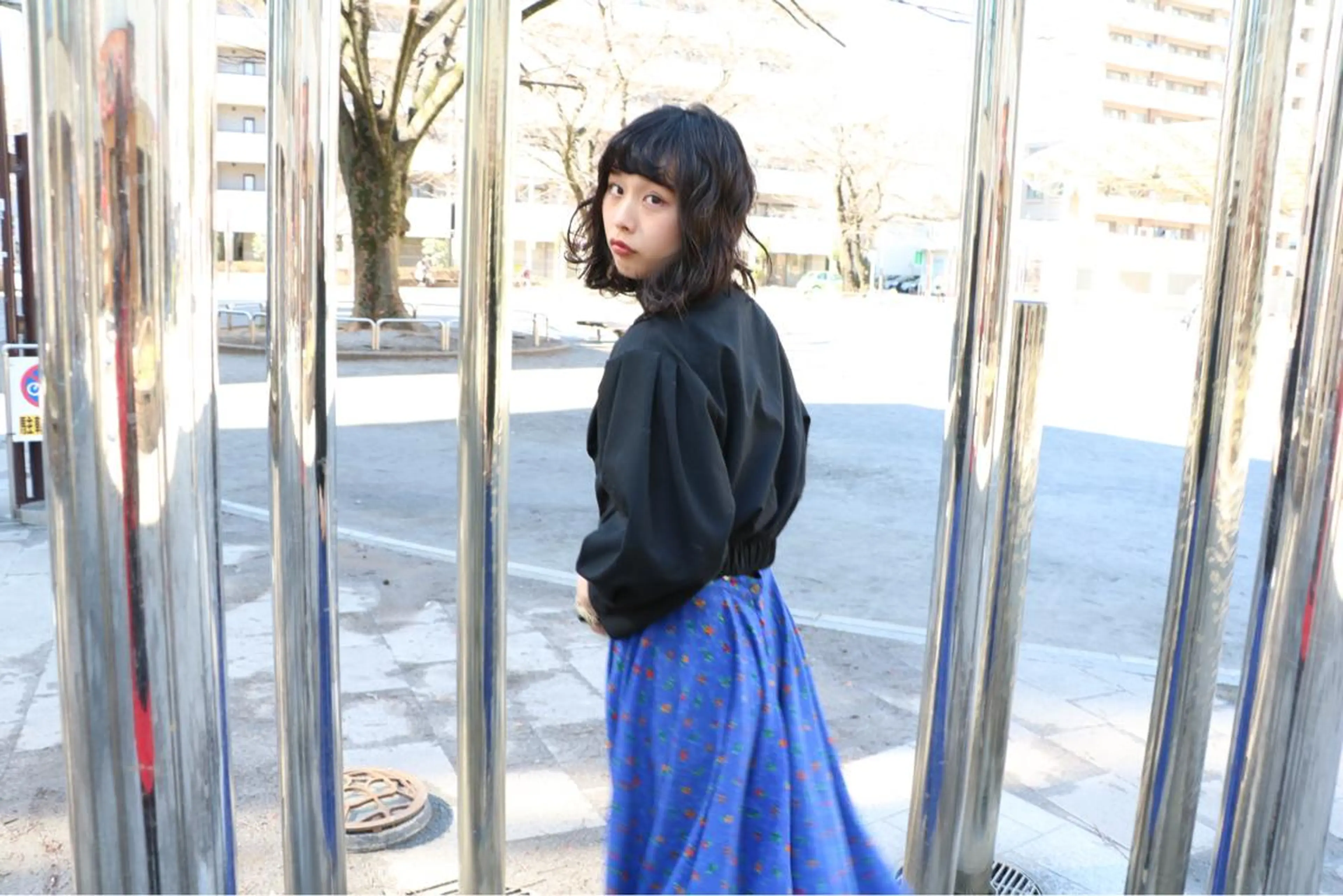 ミディアム カラー パーマ ヘアアレンジ ハイトーン特化🤍 浦住のヘアスタイル