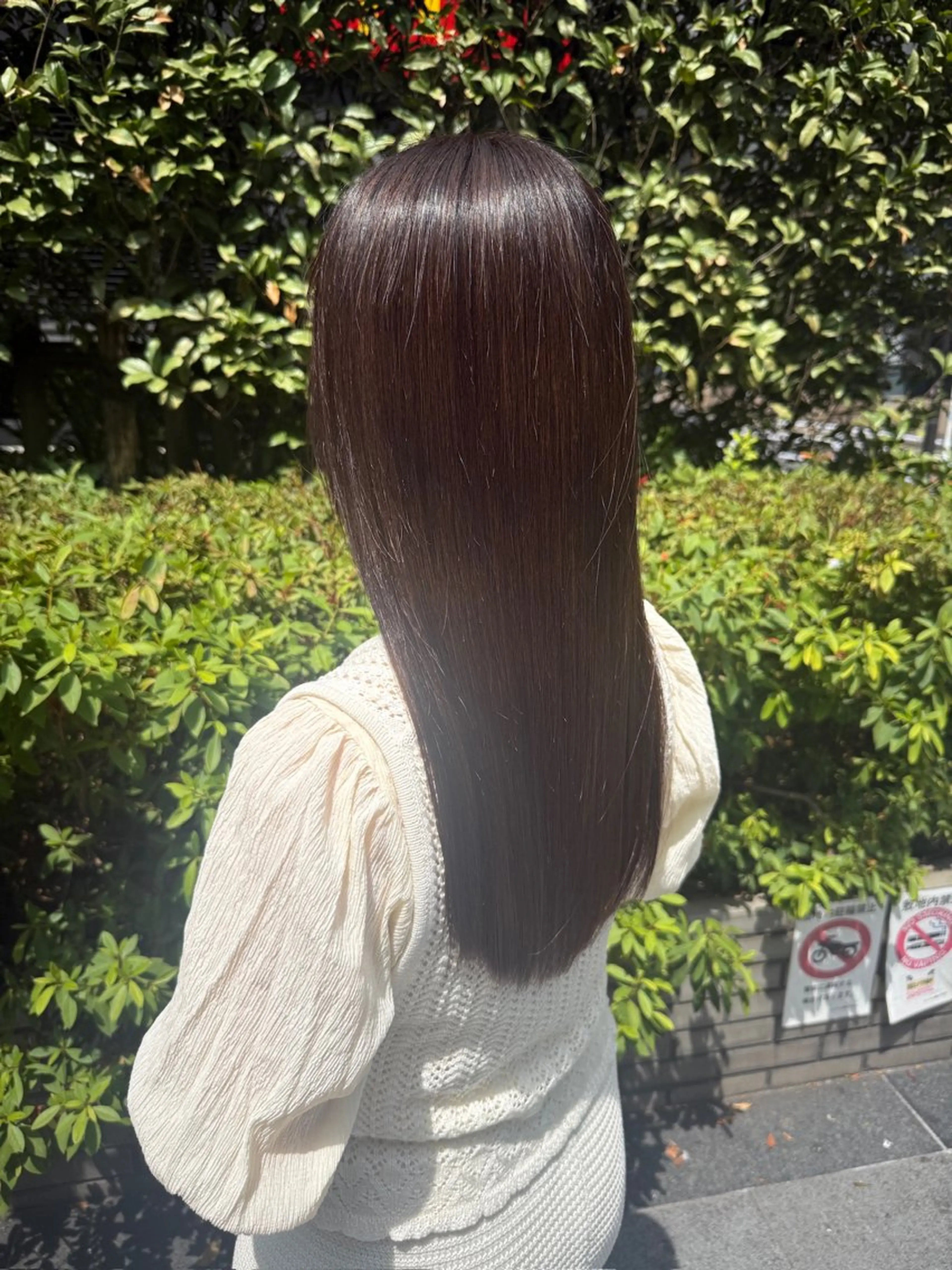 ロング カット ヘアカラー 縮毛矯正 松田 拓海のヘアスタイル