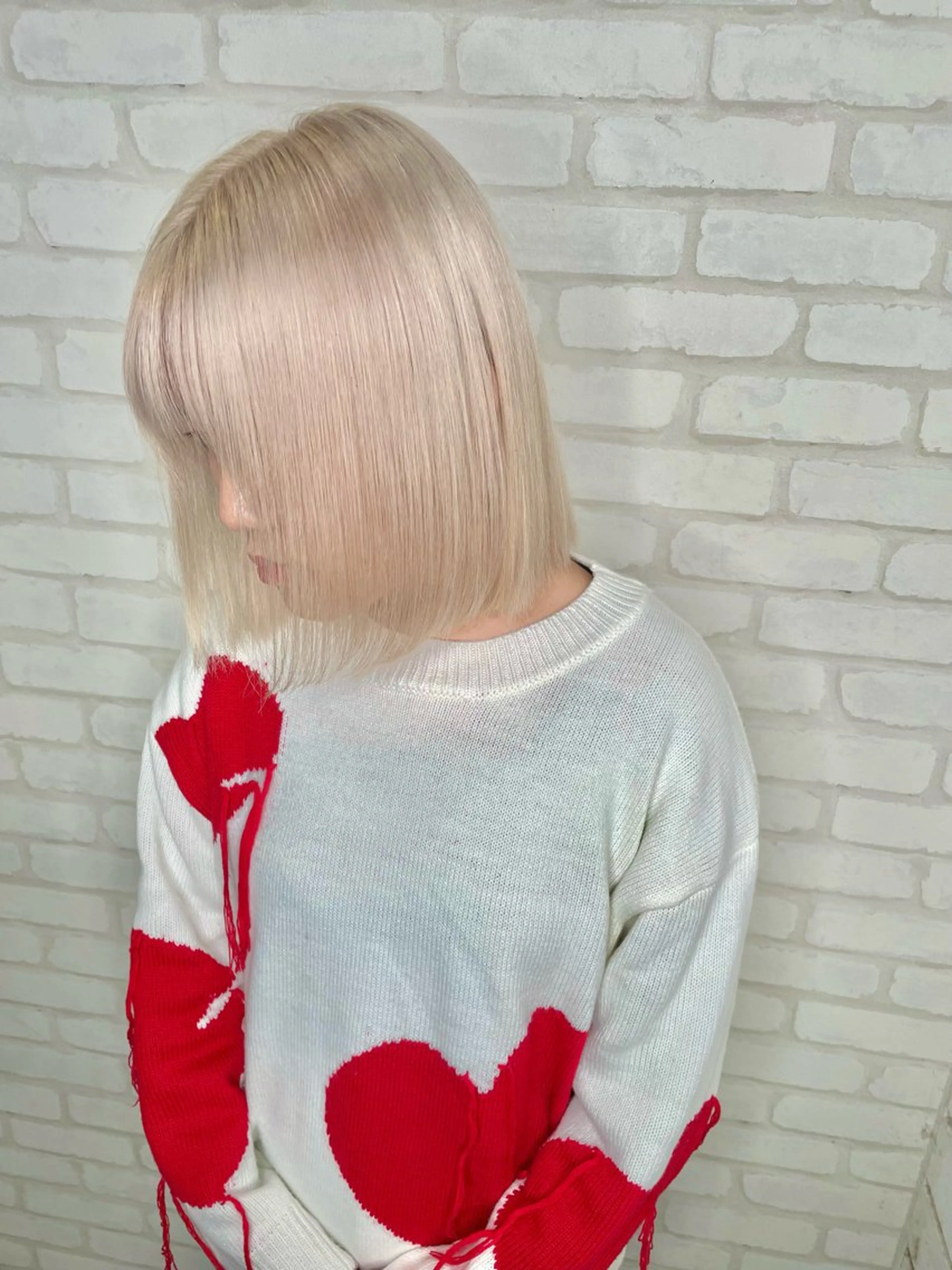 ミディアム ブリーチ指名 No１🏆RENのヘアスタイル