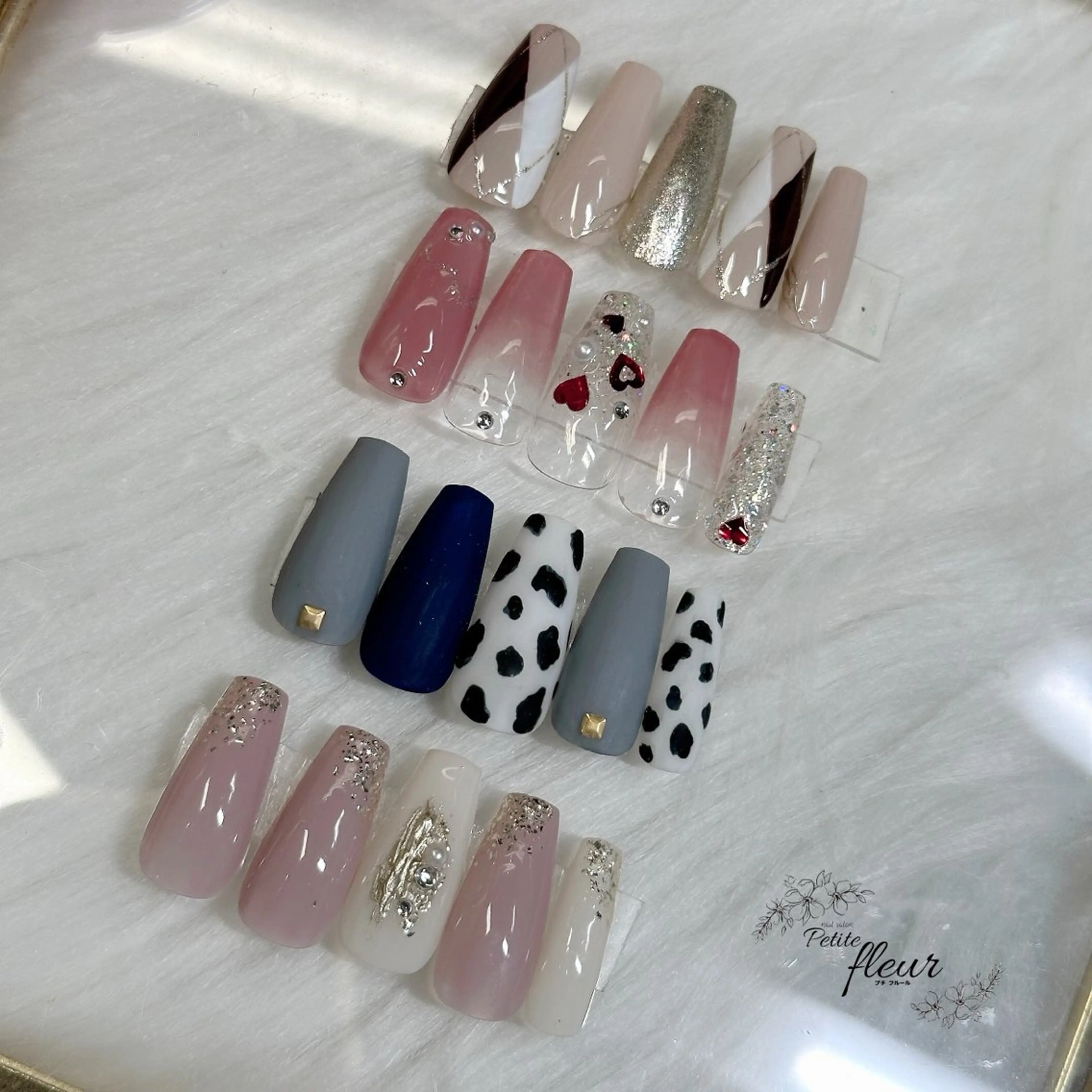 ネイル ハンドネイル ❁⃘*。Petite fleur❁⃘*りさのネイルデザイン