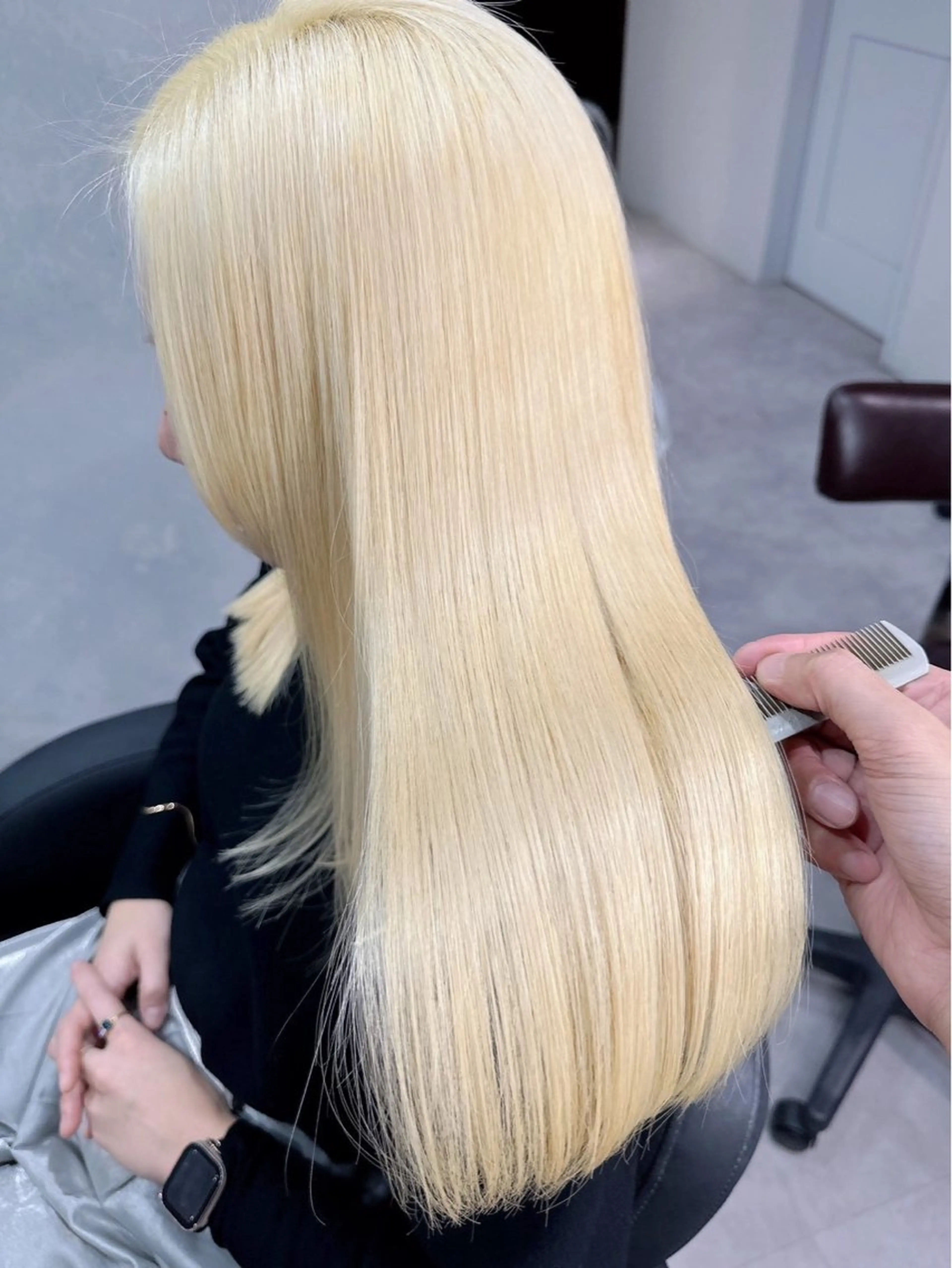 セミロング カラー 髪質改善 トリートメント トリートメント 美髪艶髪✨️/千種 さなのヘアスタイル