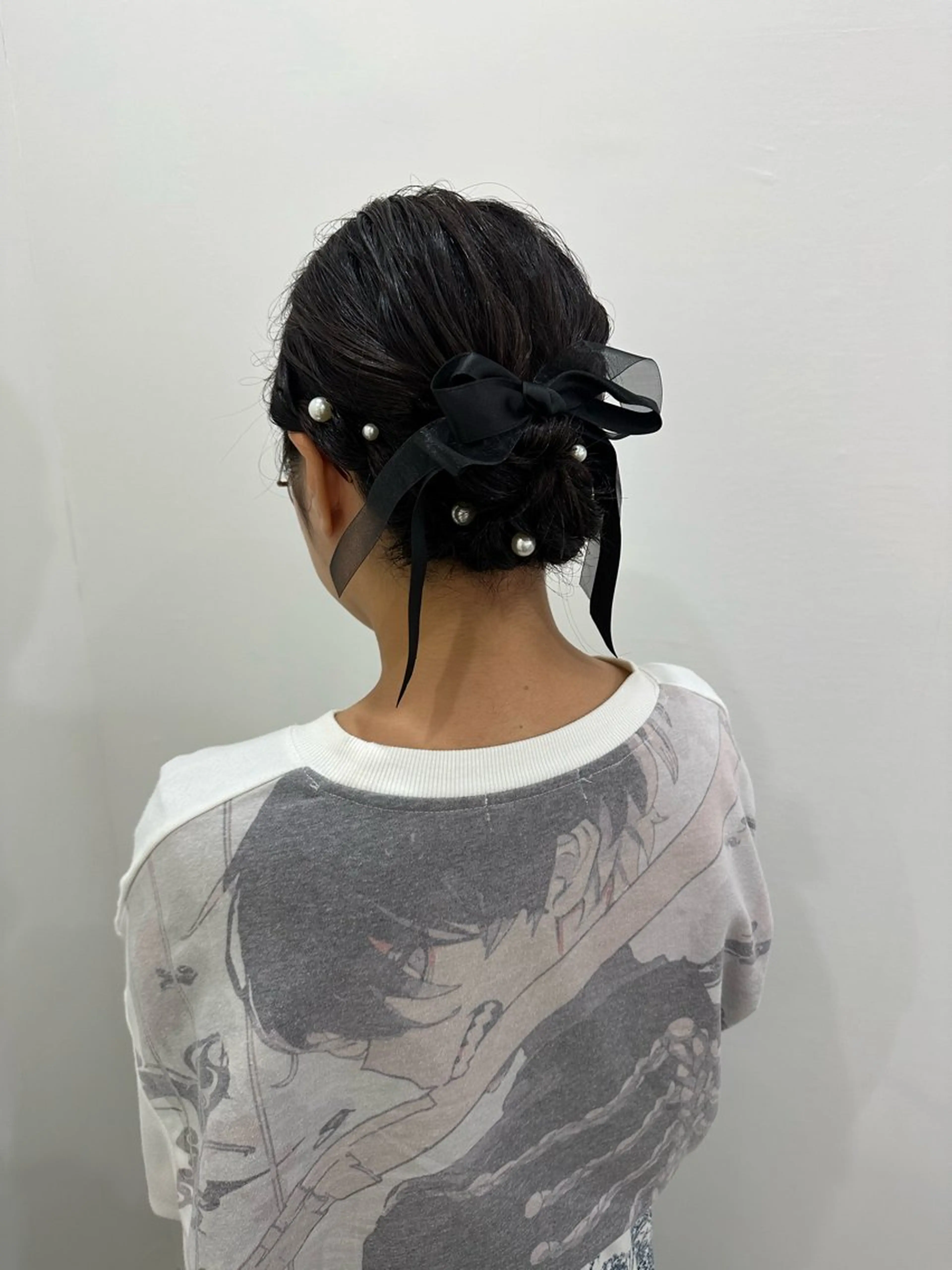 ショート ヘアアレンジ ヘアセット ヘアセット/艶カラー 💐nao.のヘアスタイル