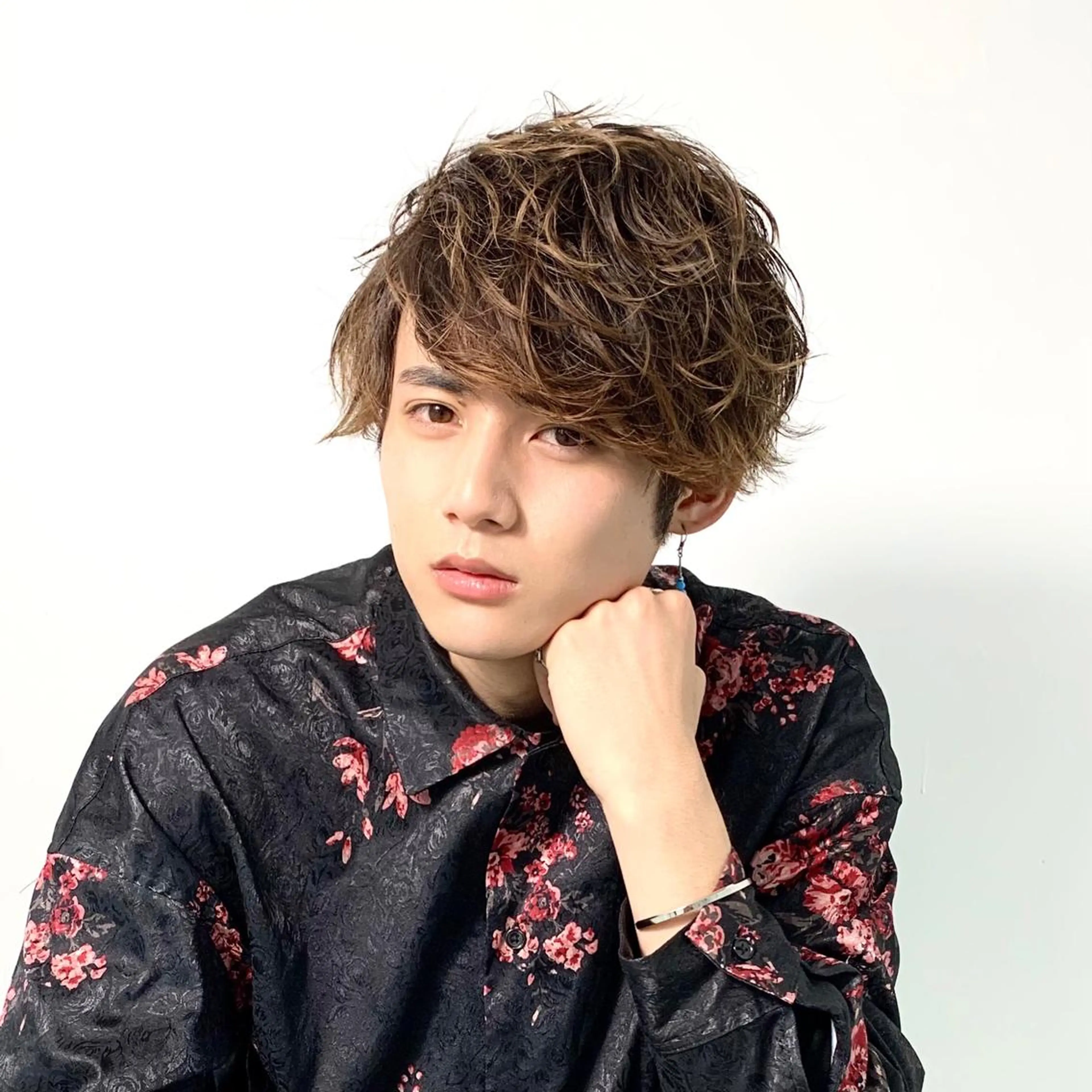 パーマ メンズ マッシュ メンズパーマ スパイラルパーマ カット パーマ 柏メンズカットパーマ NO.1タイチのヘアスタイル