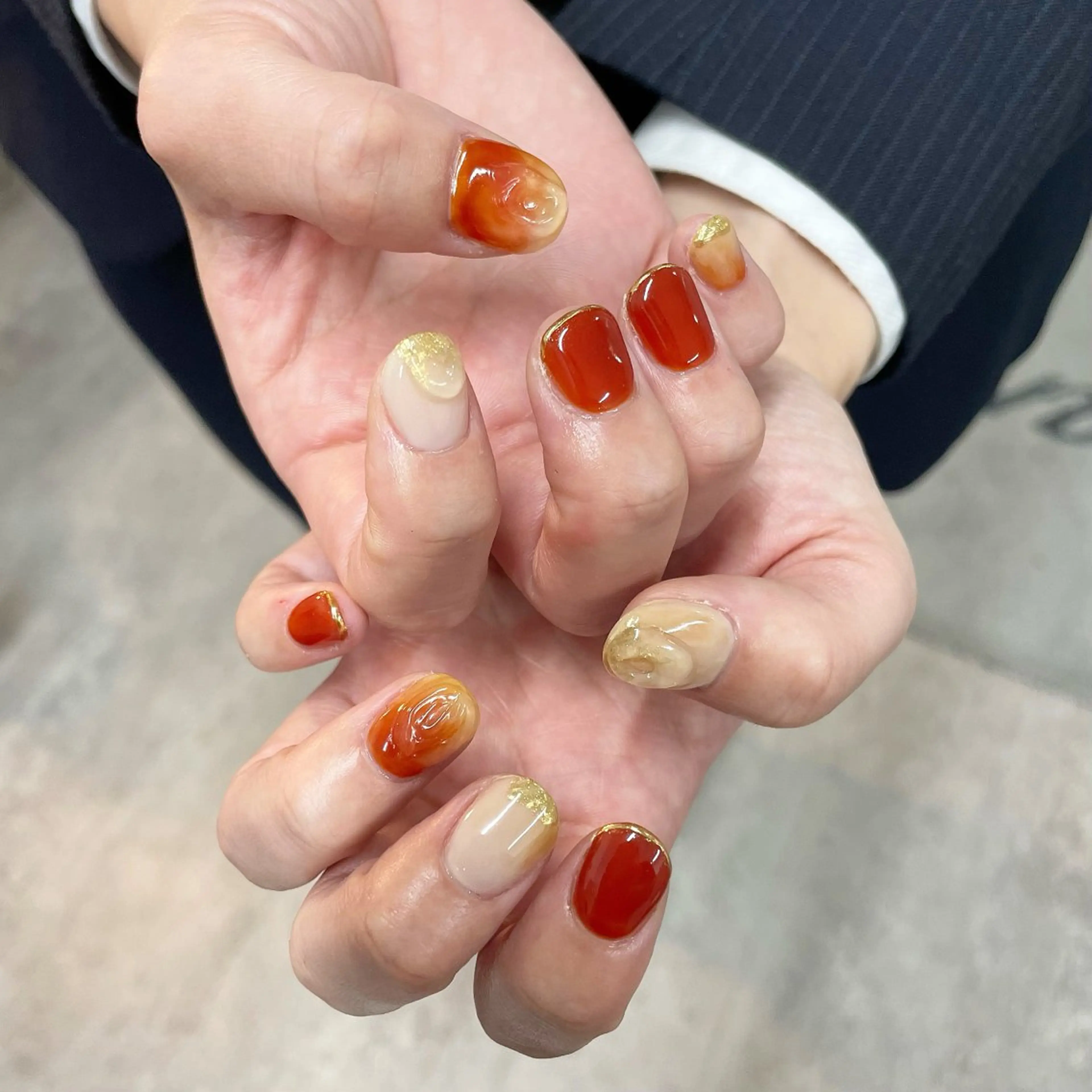 ネイル 持ち込み ハンドネイル Bianca川越西口 KITAZAKI🫧のネイルデザイン