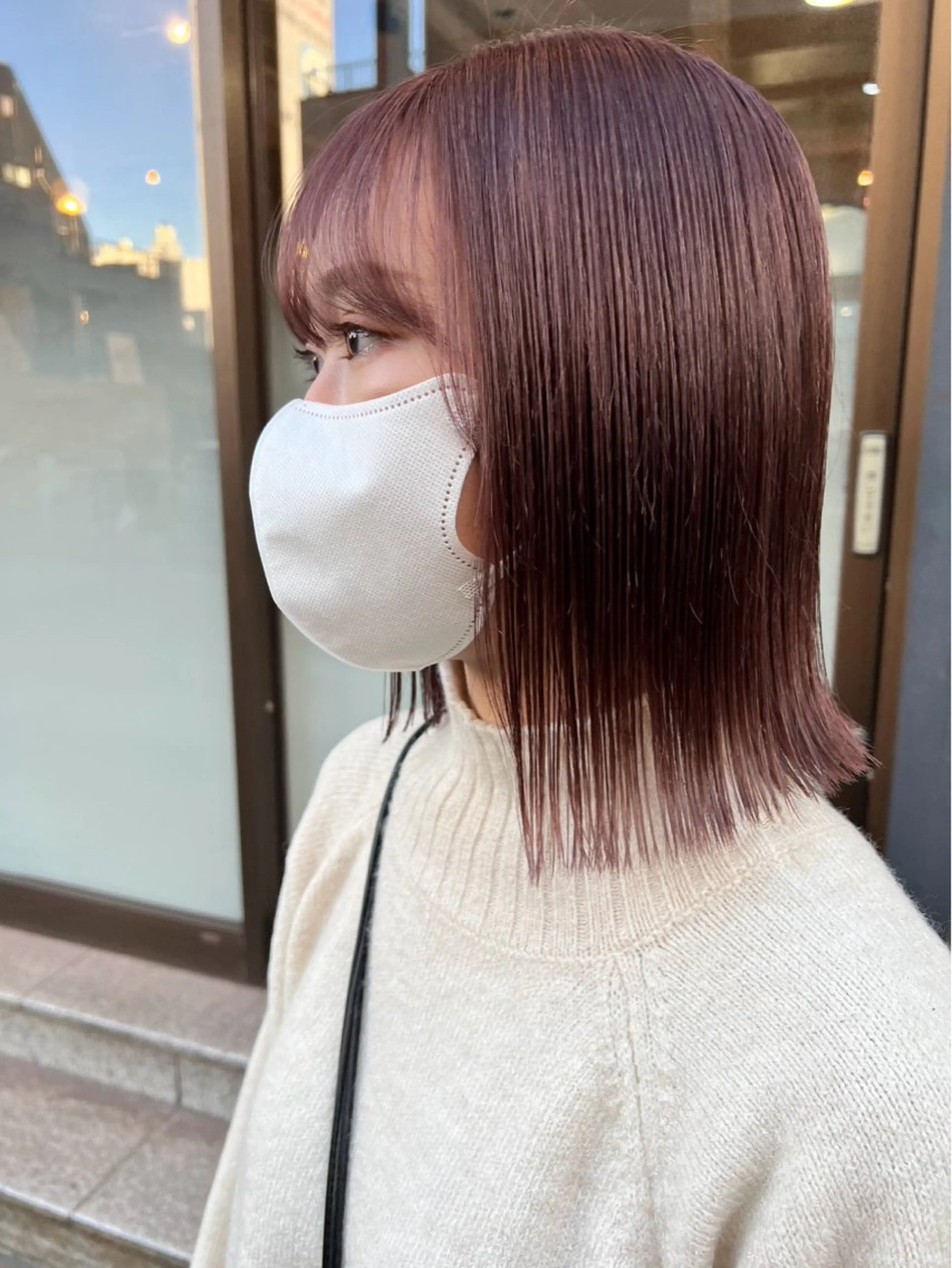 切りっぱなしボブ(3cm以上切れる方)の写真