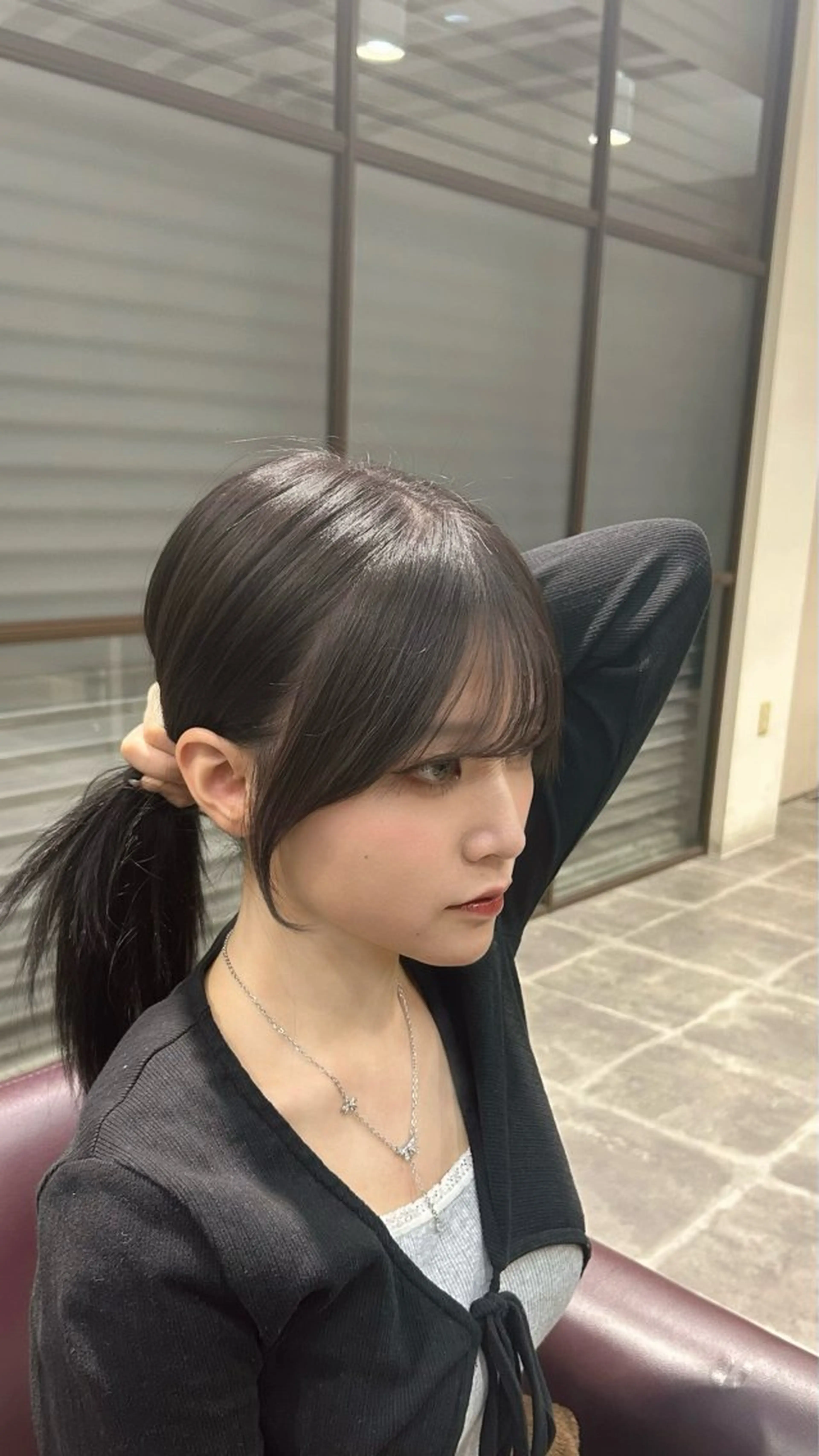 ロング 顔周りカット Labless所属・韓国レイヤー×顔周り カット/Takunaのヘアスタイル