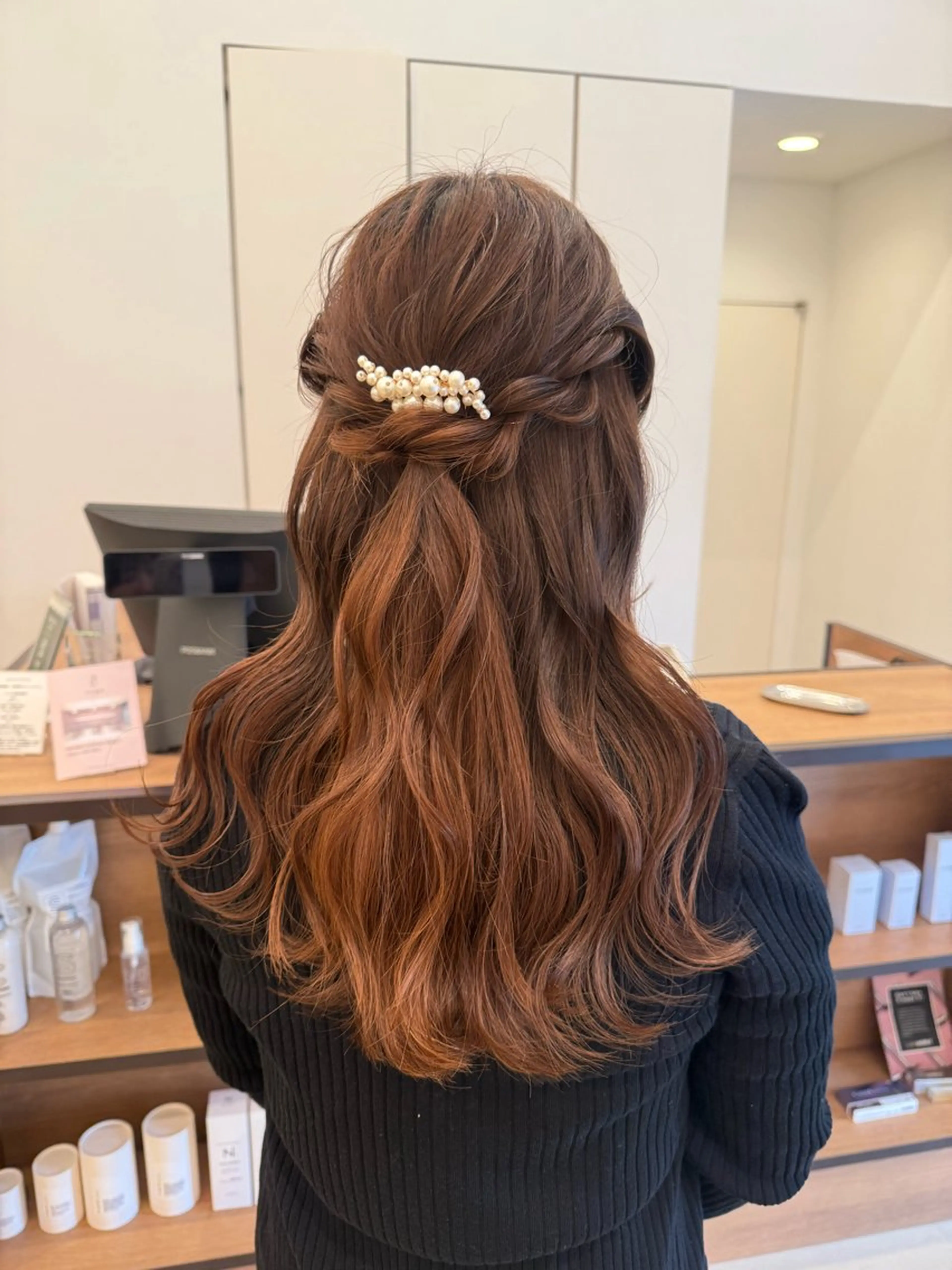 ロング ヘアアレンジ KEYMAN MEGUMIのヘアスタイル