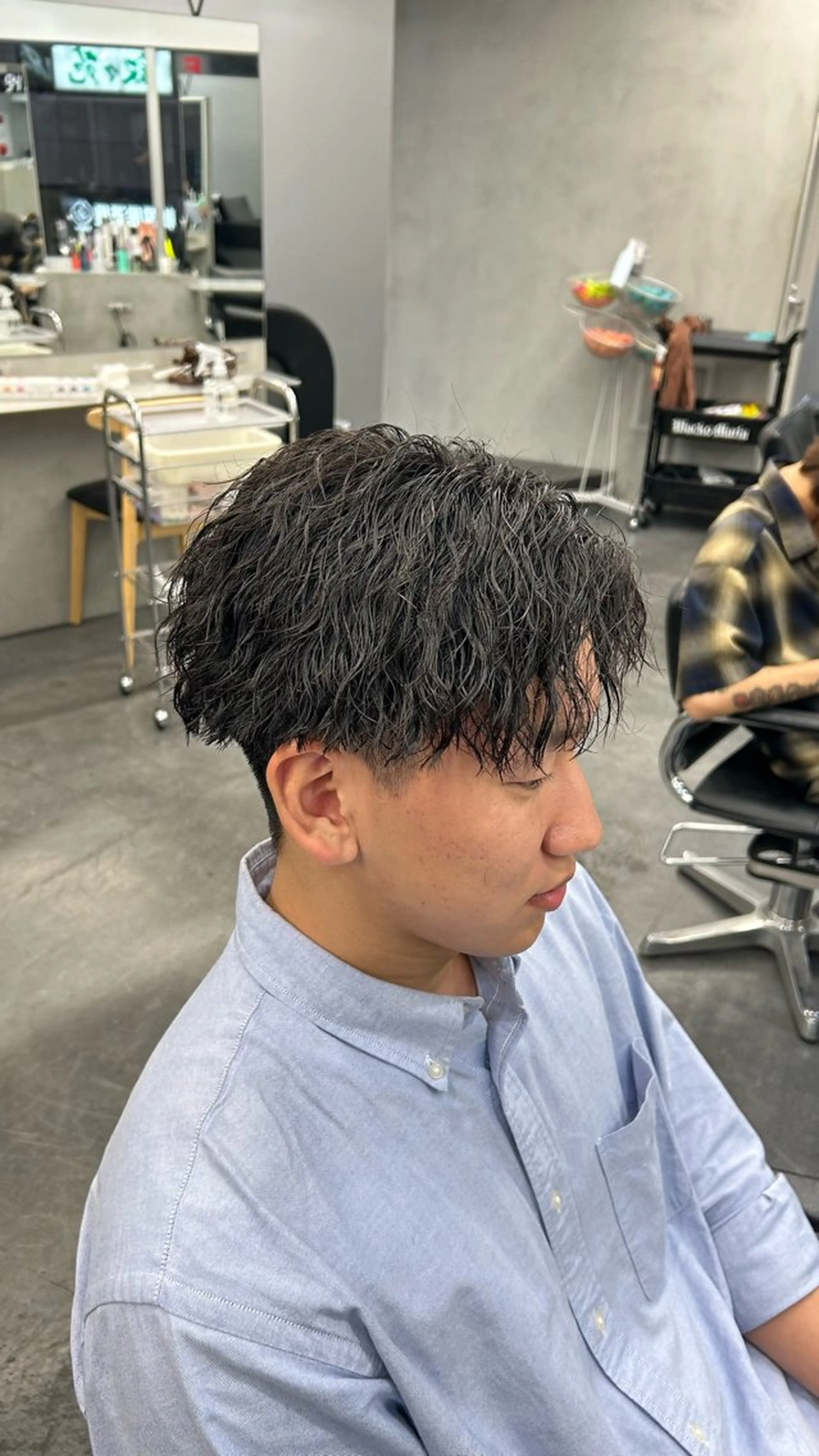 パーマ メンズ 藤平海音/fifth PARKのヘアスタイル