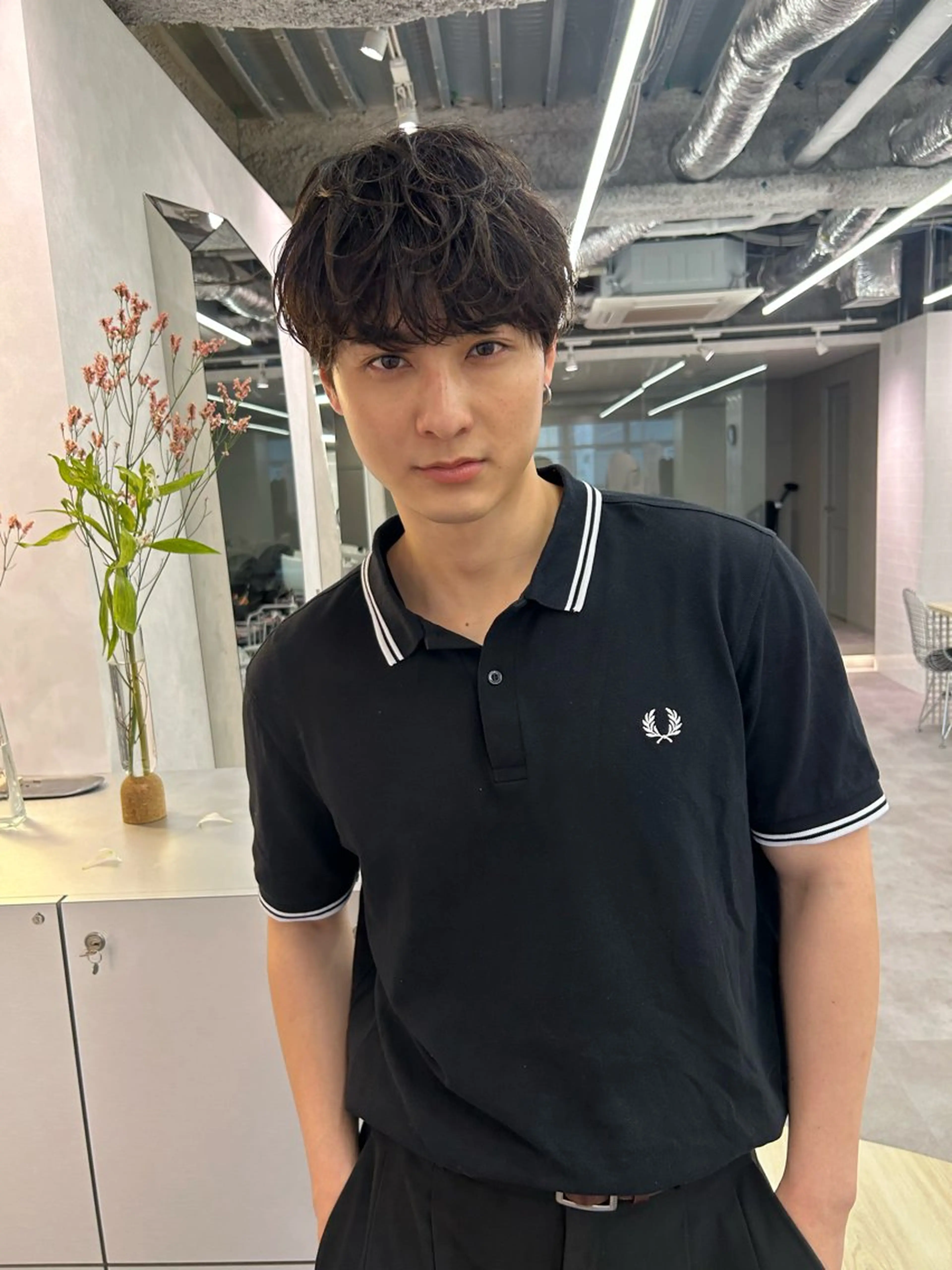 メンズ カット パーマ 横浜メンズ特化 田中リョウのヘアスタイル