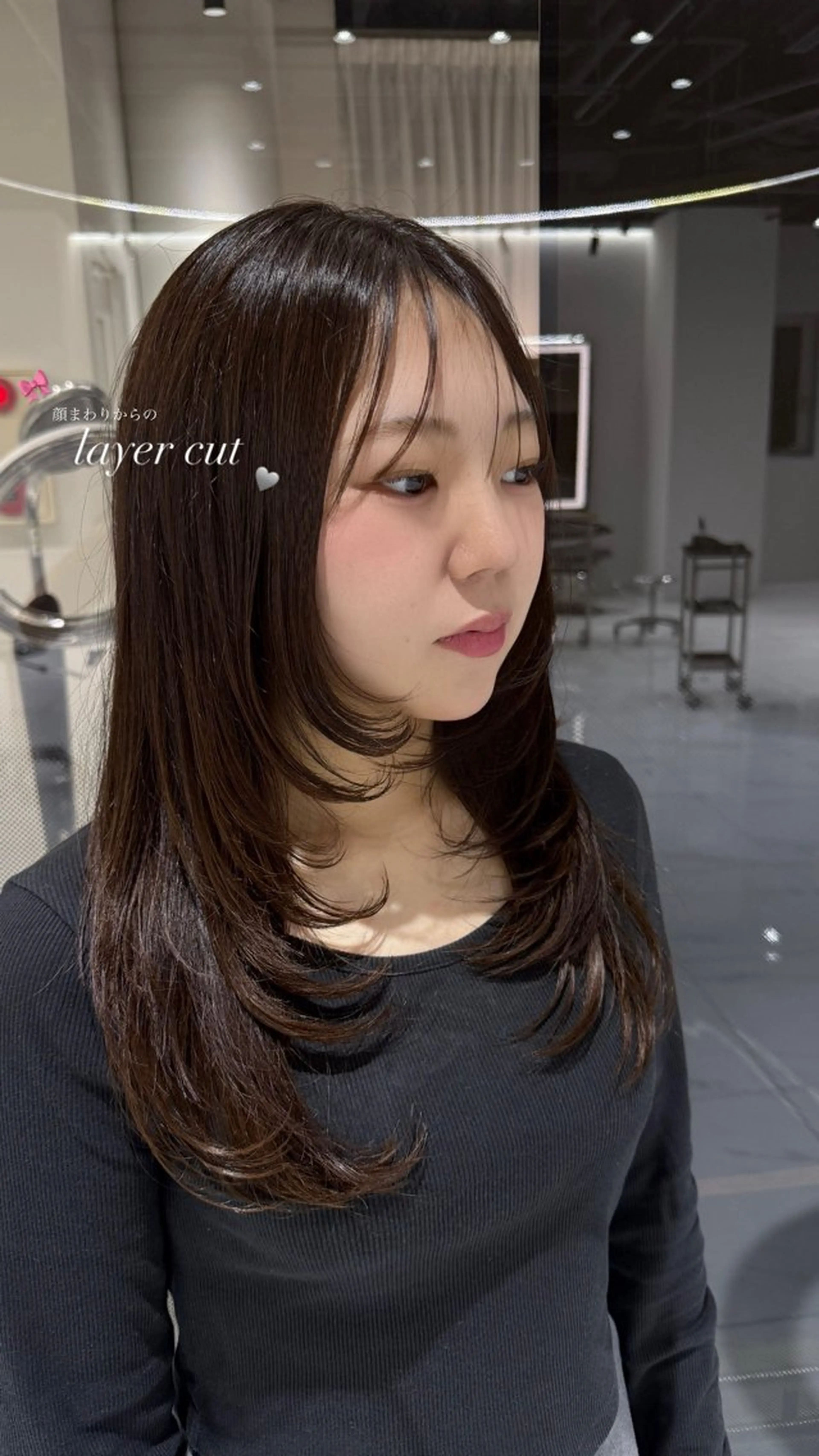 ロング レイヤーカット nanami yamazakiのヘアスタイル