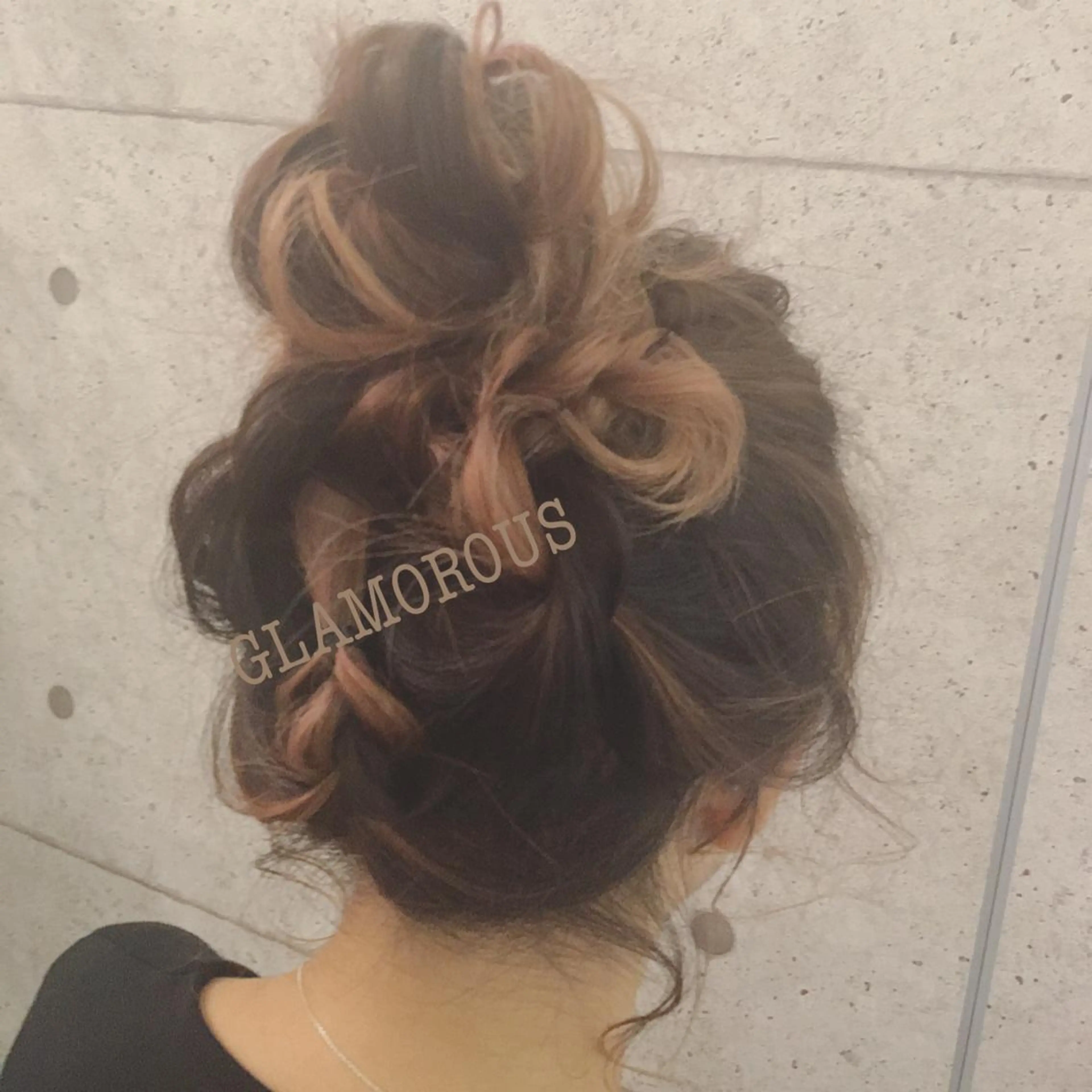 ミディアム ヘアアレンジ お団子ヘア ボブ 簡単アレンジ RUMéL 🌙YUIのマツエク・マツパデザイン