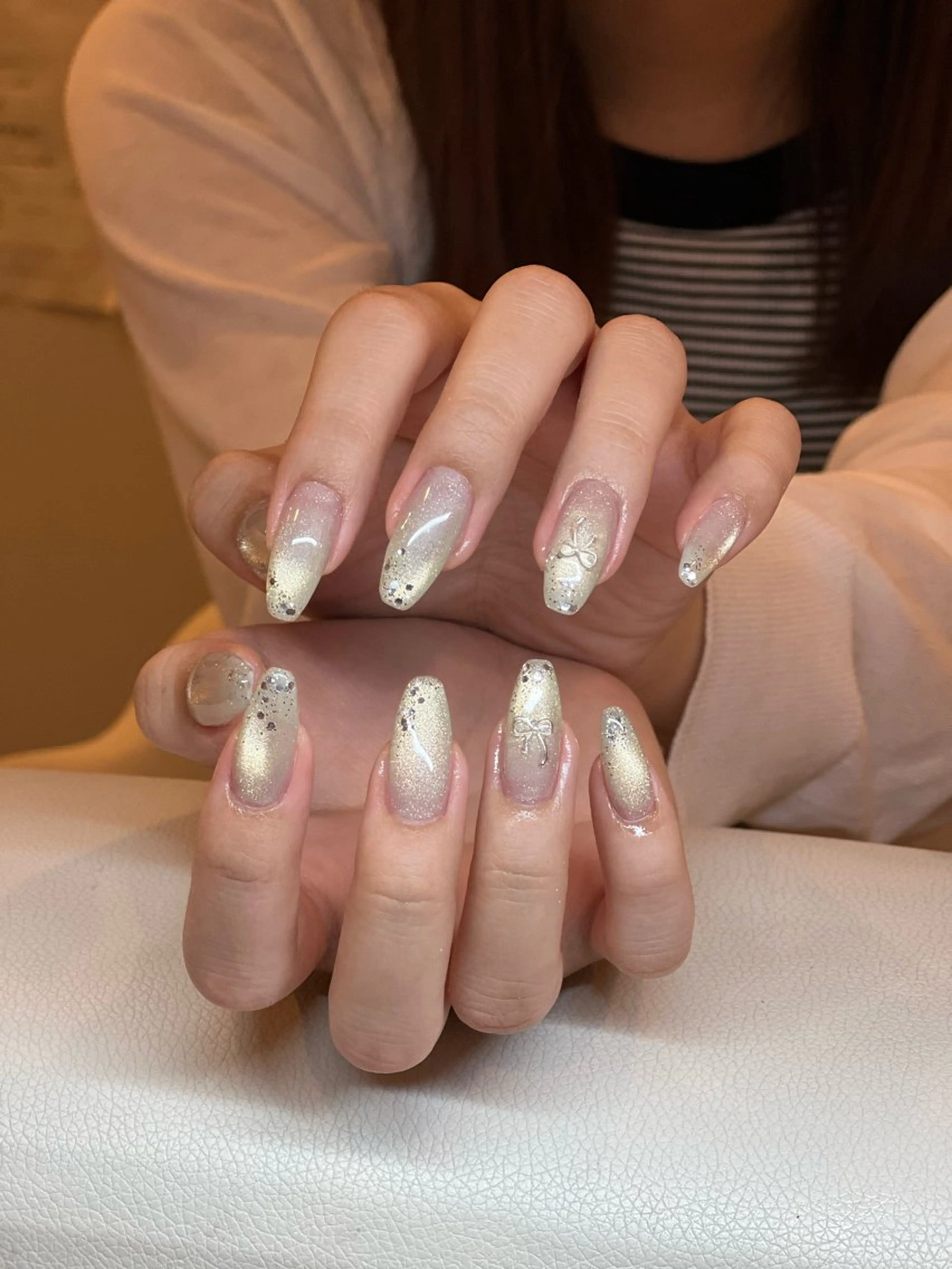 ネイル チークネイル フットネイル フレンチネイル グラデーション キラキラネイル ハンドネイル RUBY Nail 日暮里店のネイルデザイン