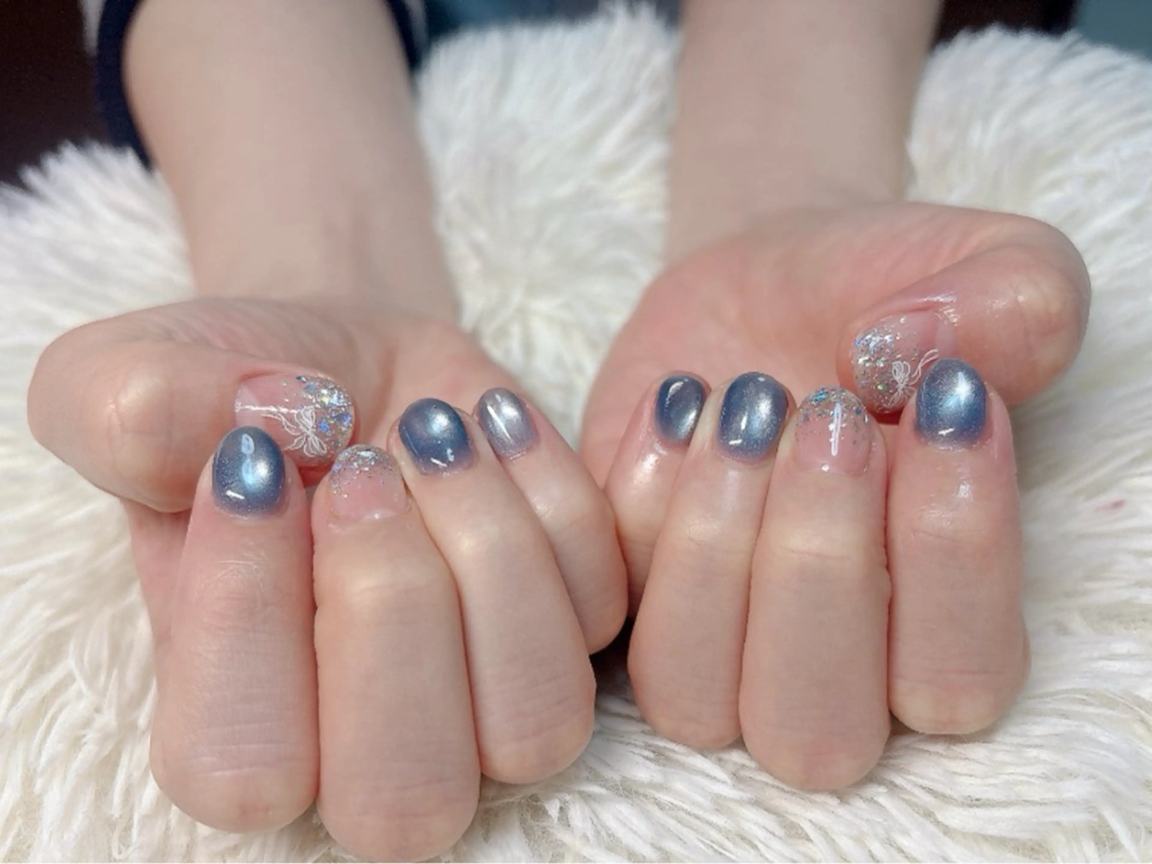 ネイル ハンドネイル パッチリオメメ Lianaのネイルデザイン