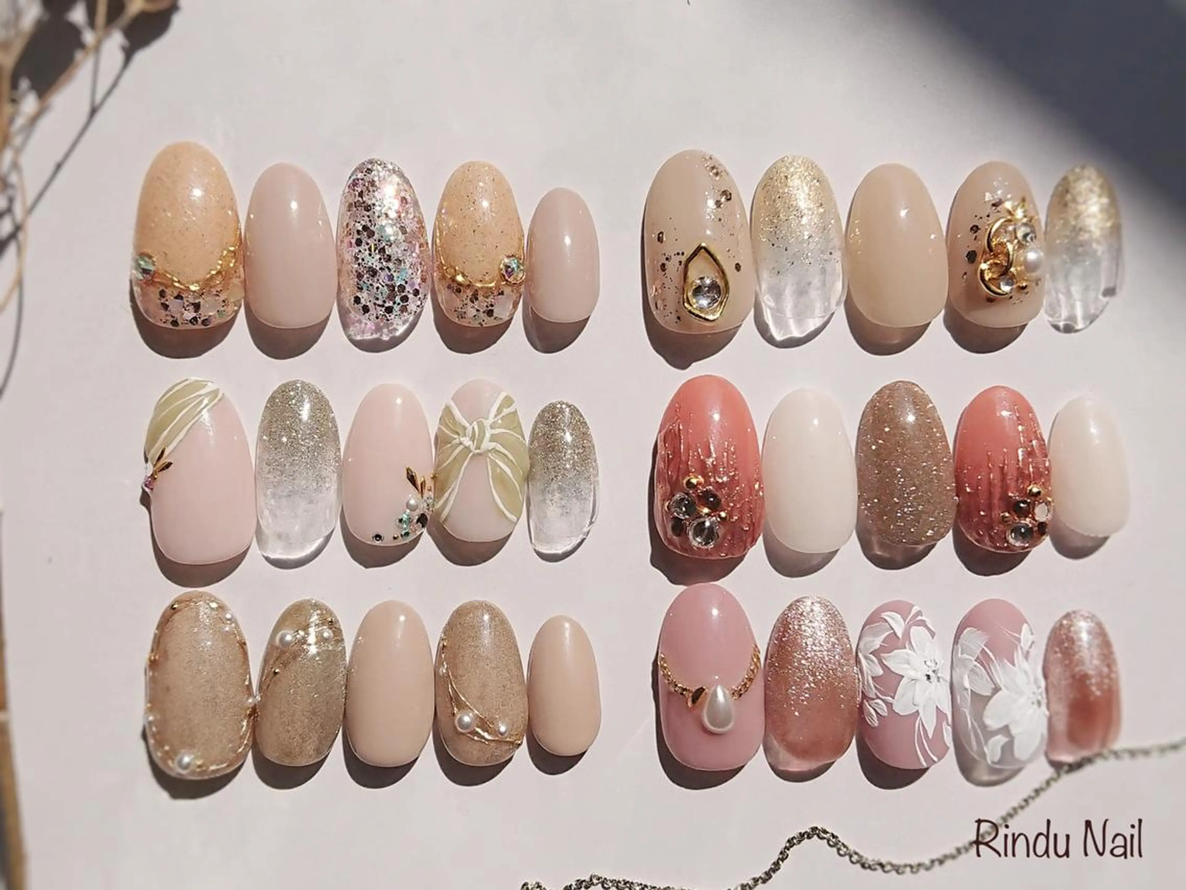 ネイル ニュアンスネイル Rindu Nail 上小田井ジュニアのネイルデザイン