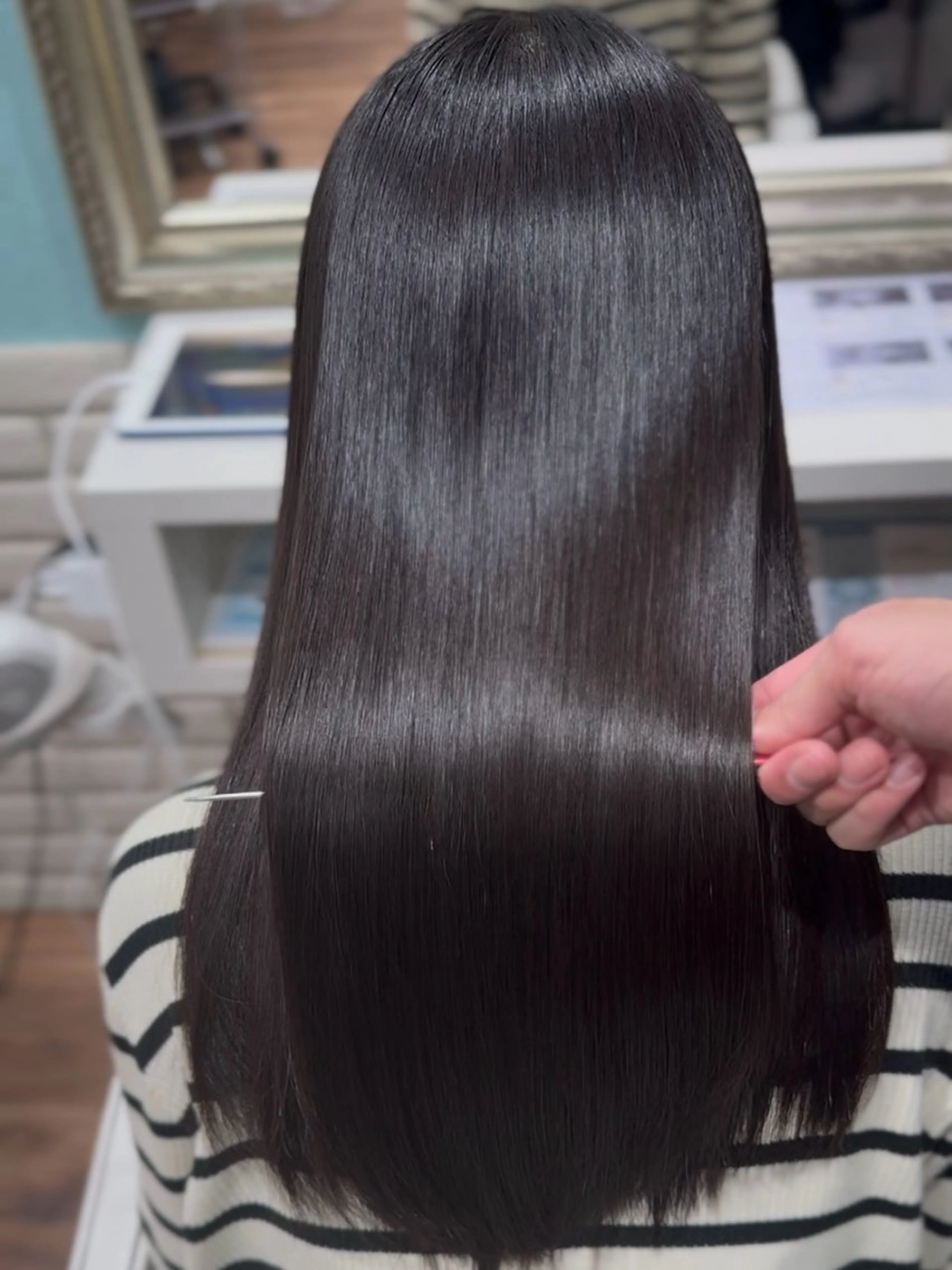 ロング くせ毛 縮毛矯正 縮毛矯正 トリートメント Ruset所属・ハイトーン/ボブ特化 /美髪矯正/SOMAのヘアスタイル