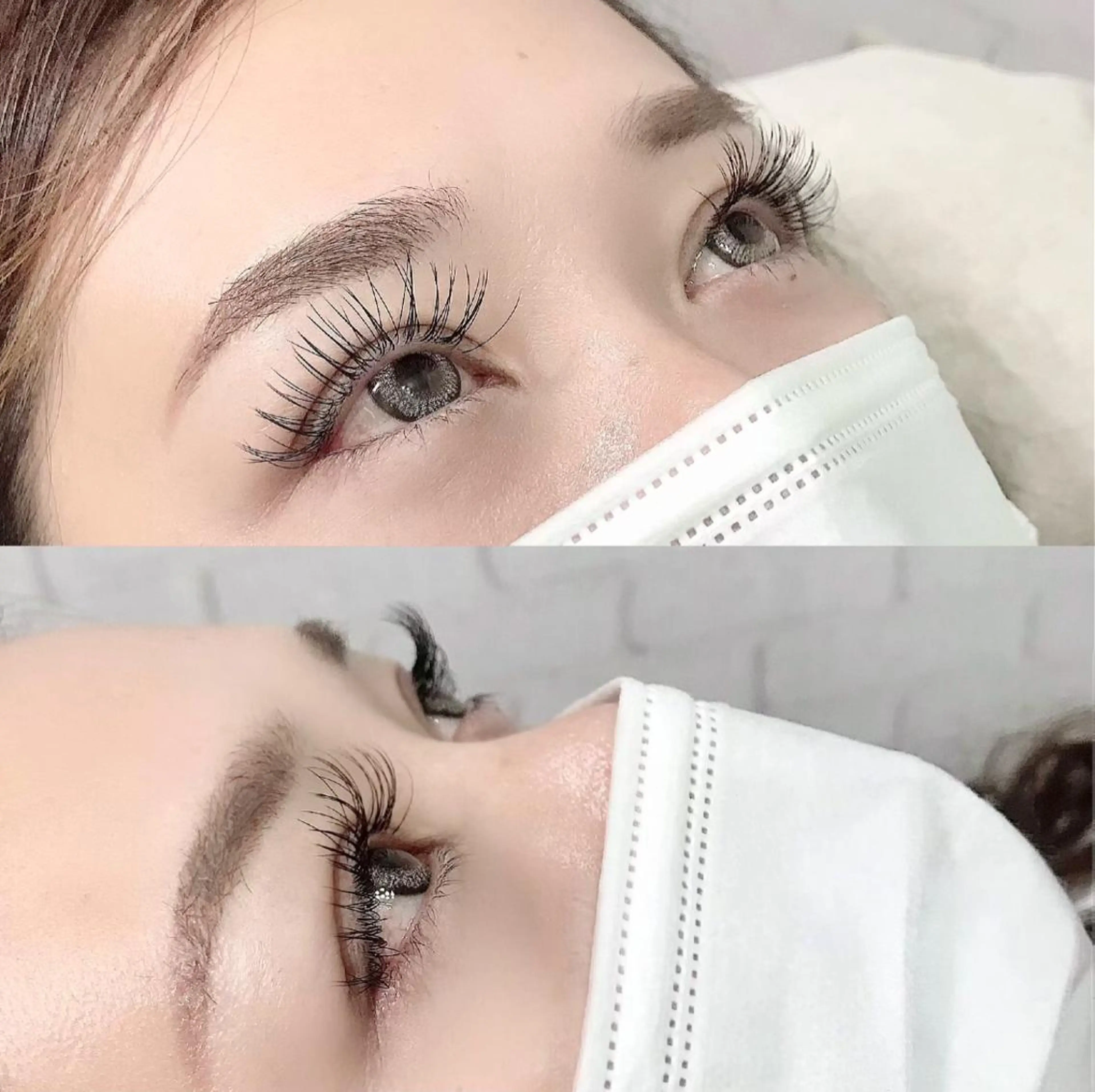 マツエク・マツパ 付け放題 CCカール Cカール フラットラッシュ Jカール eyelash presh yukaのマツエク・マツパデザイン