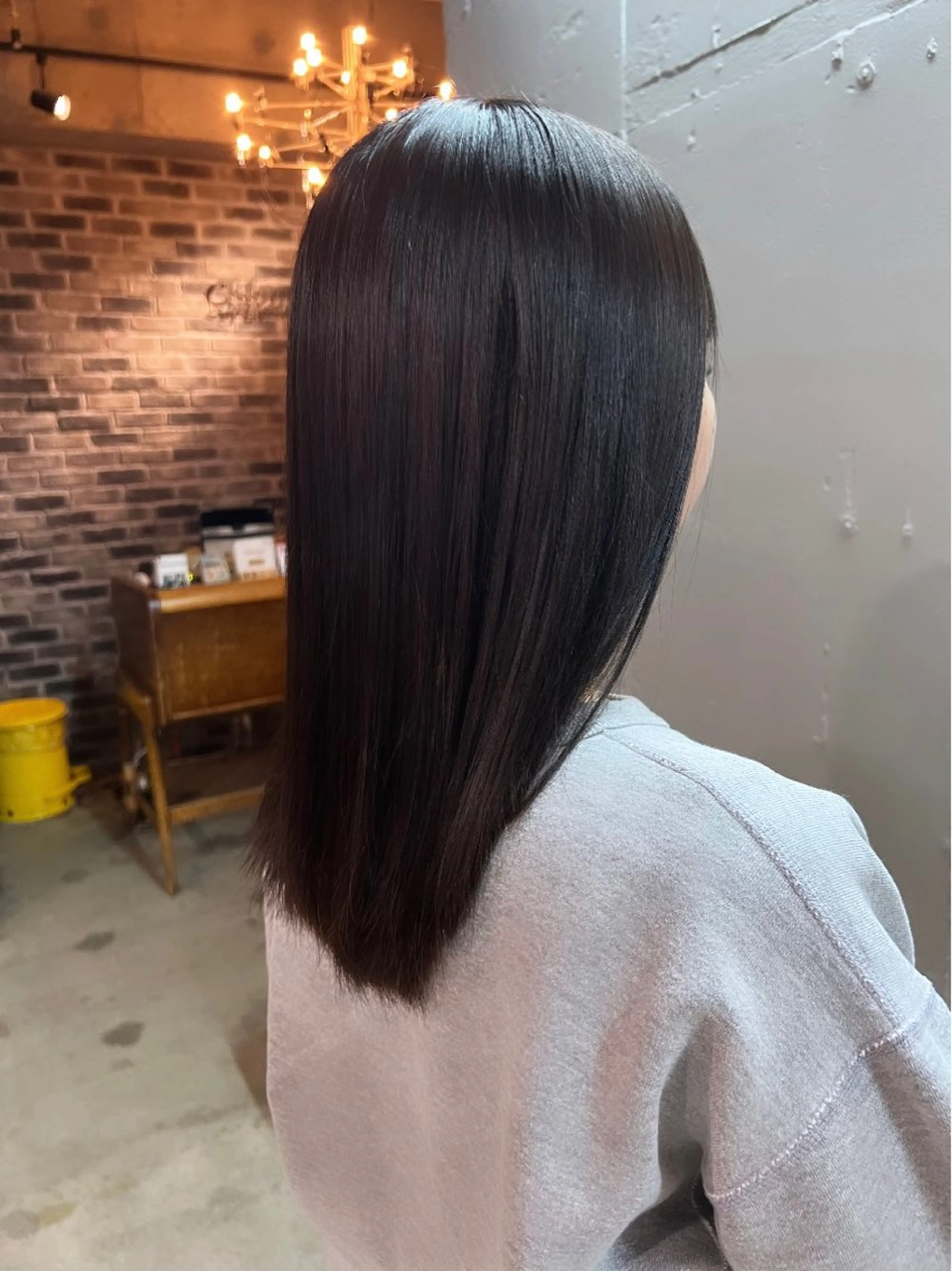 ミディアム 髪質改善 縮毛矯正 トリートメント 似合わせ×美髪改善✨ Yutoのヘアスタイル