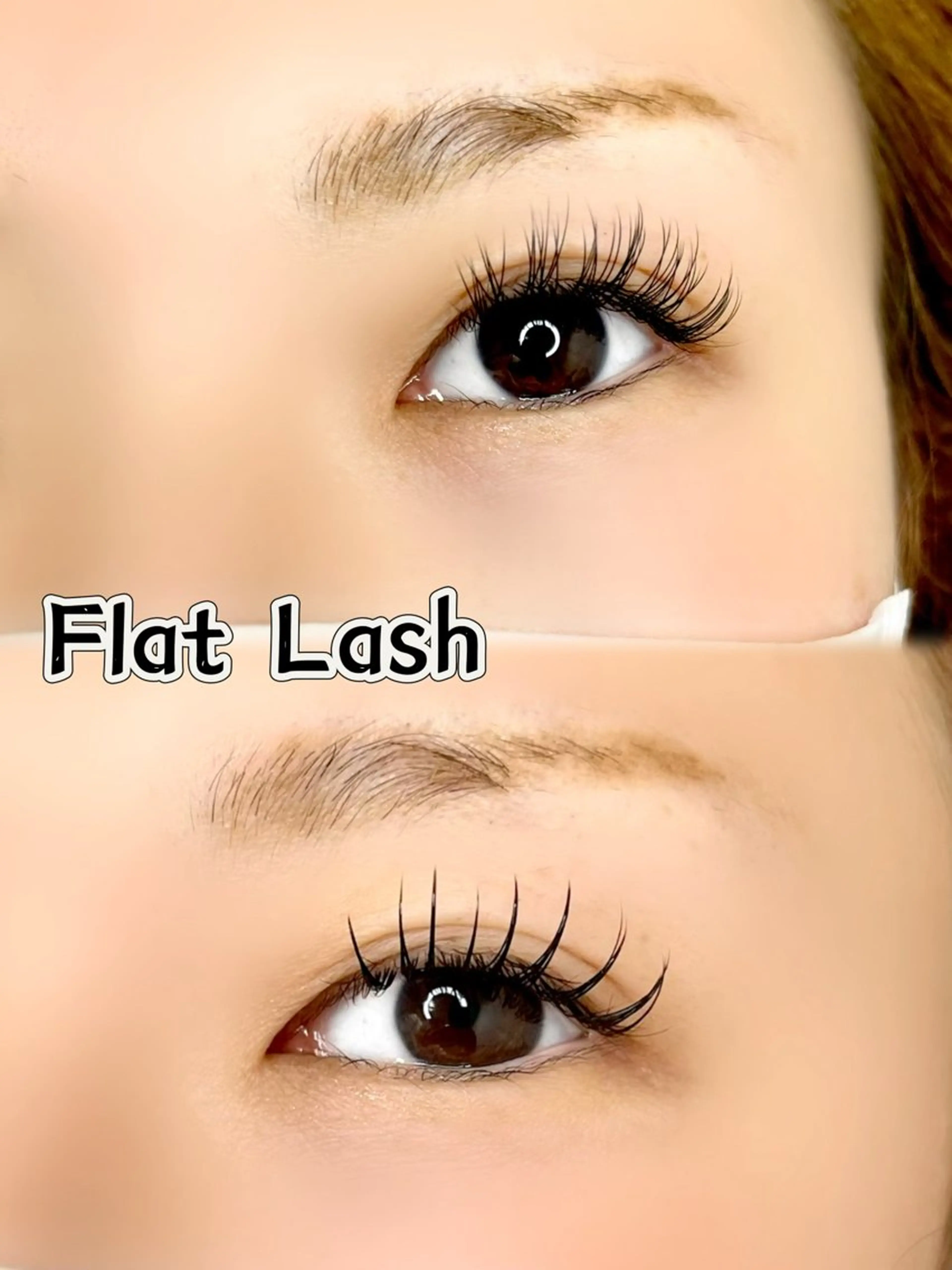 マツエク・マツパ Dカール フラットラッシュ BELL eye＆beautyのマツエク・マツパデザイン