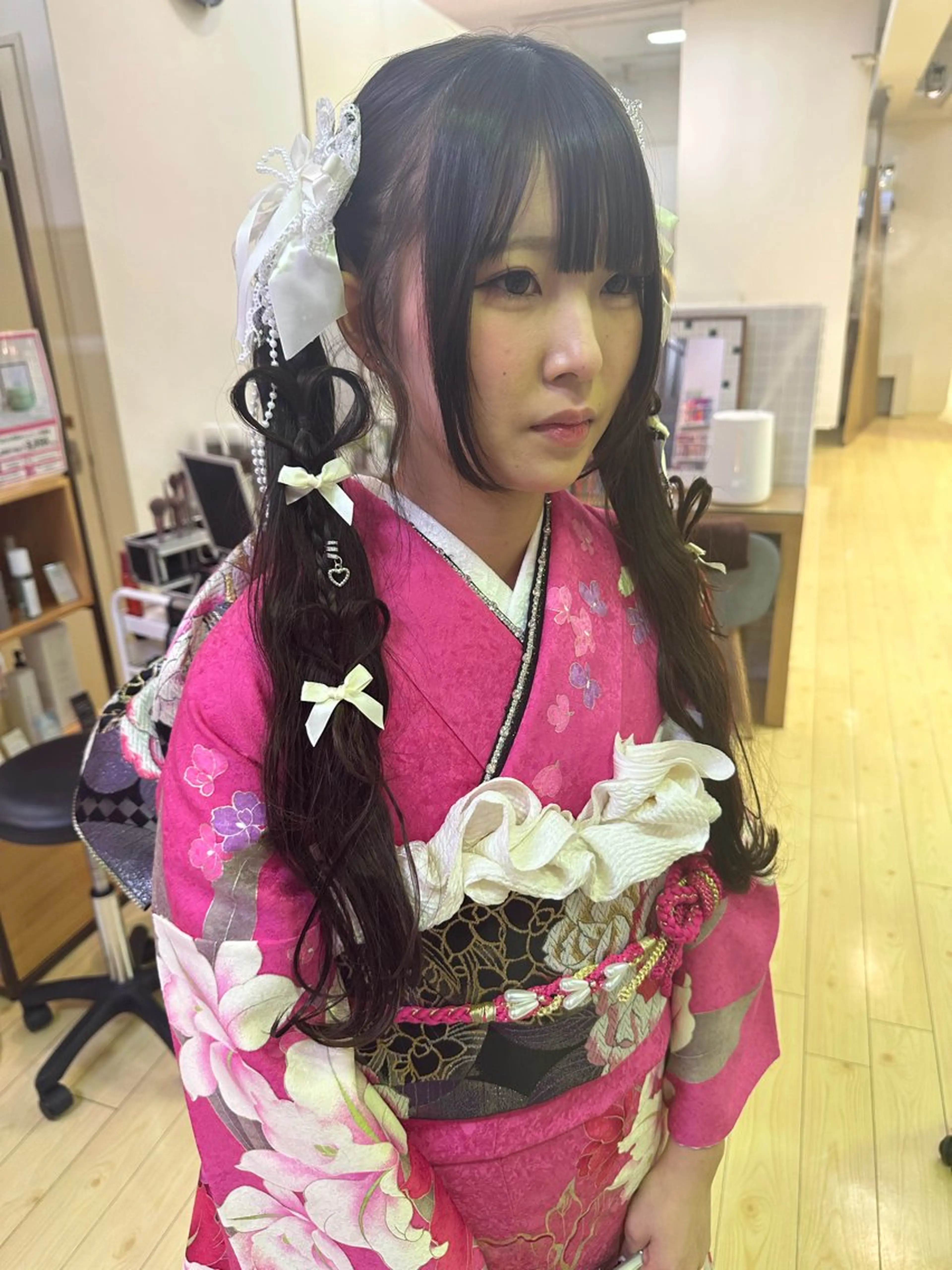 ロング ヘアセット FUJII MARINのヘアスタイル