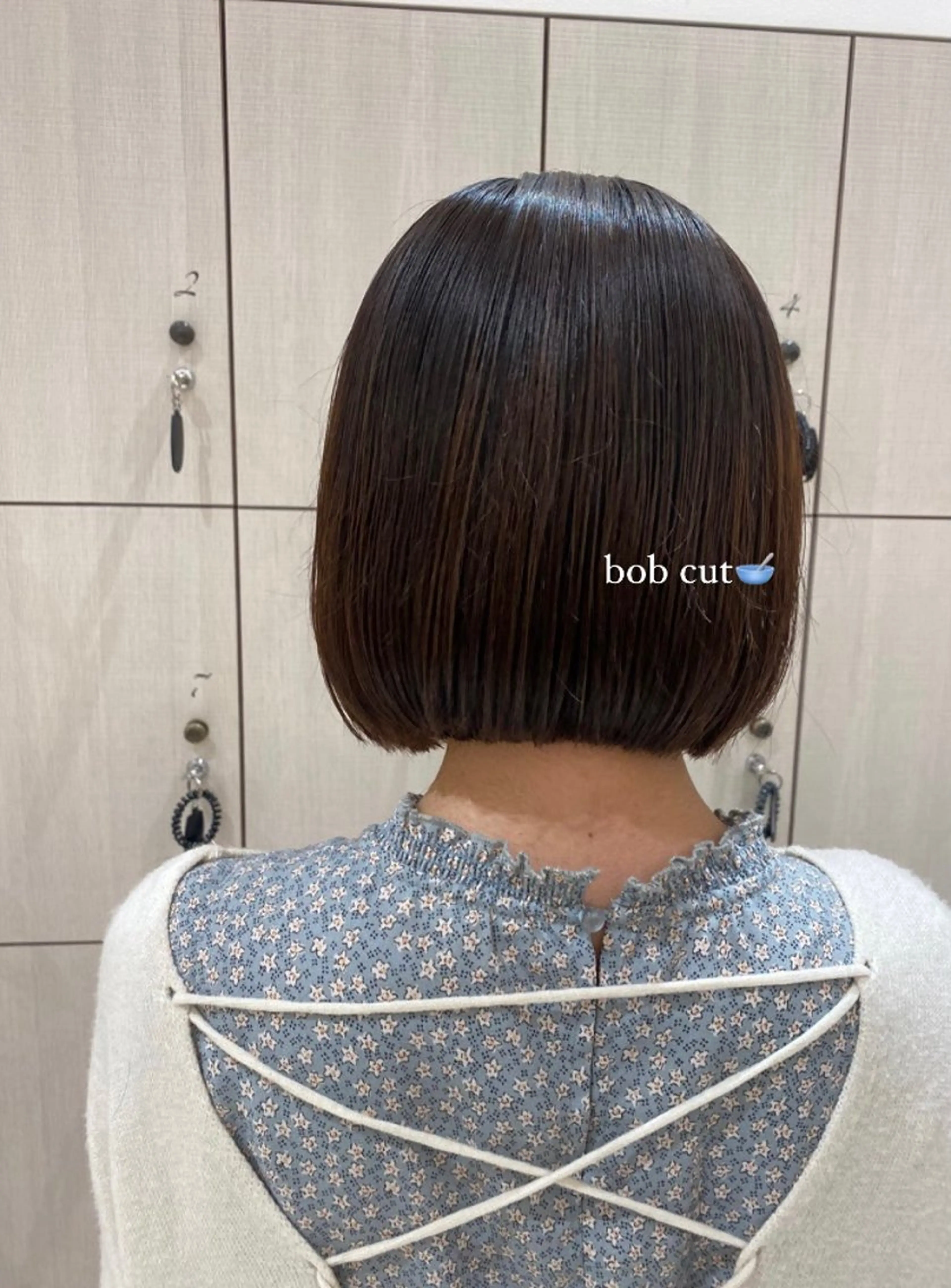 ショート ボブ 小竹 夏花のヘアスタイル