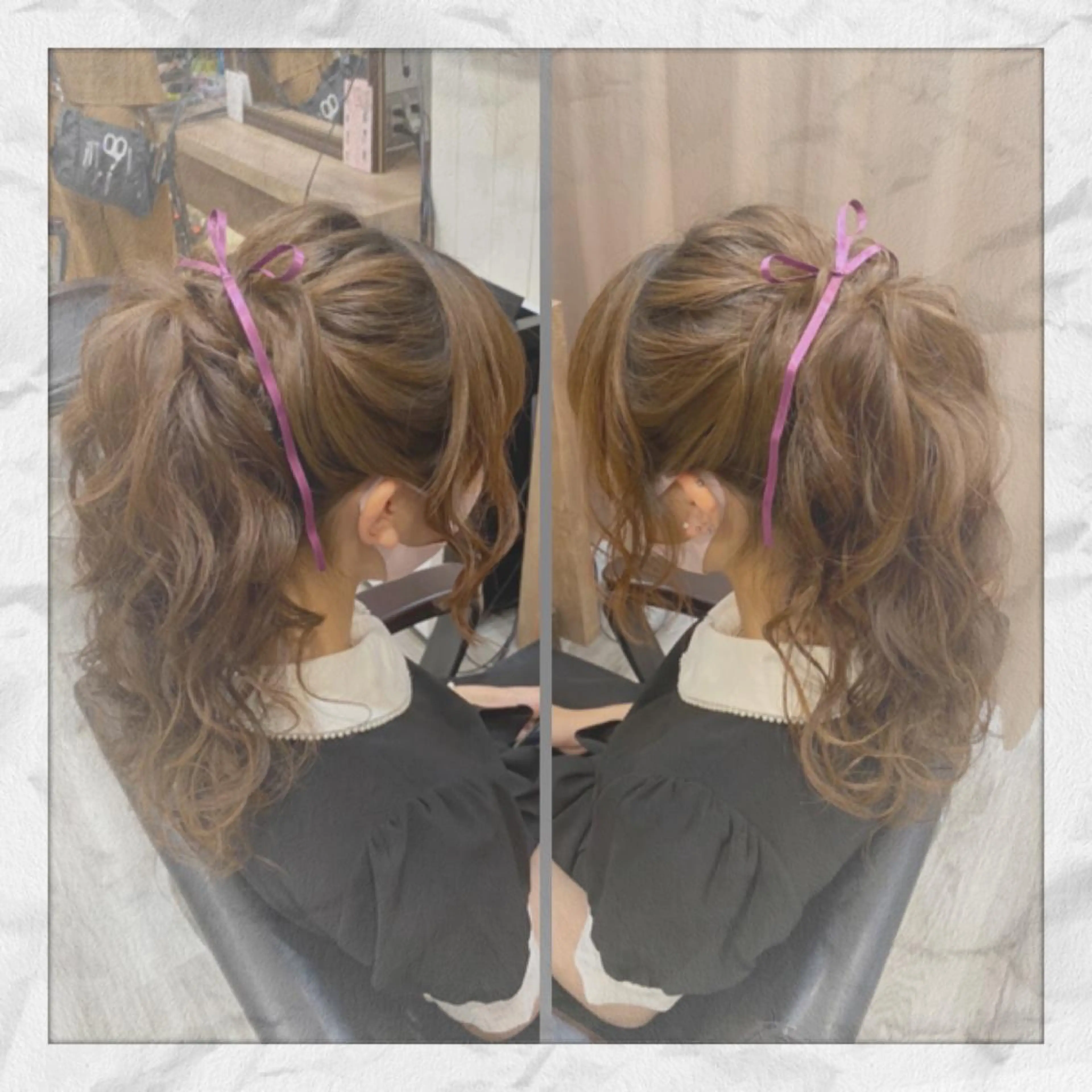 ロング ヘアアレンジ ポニーテール ヘアセット ヘアセット/着付け 𓇼 松本 夏美𓇼のヘアスタイル