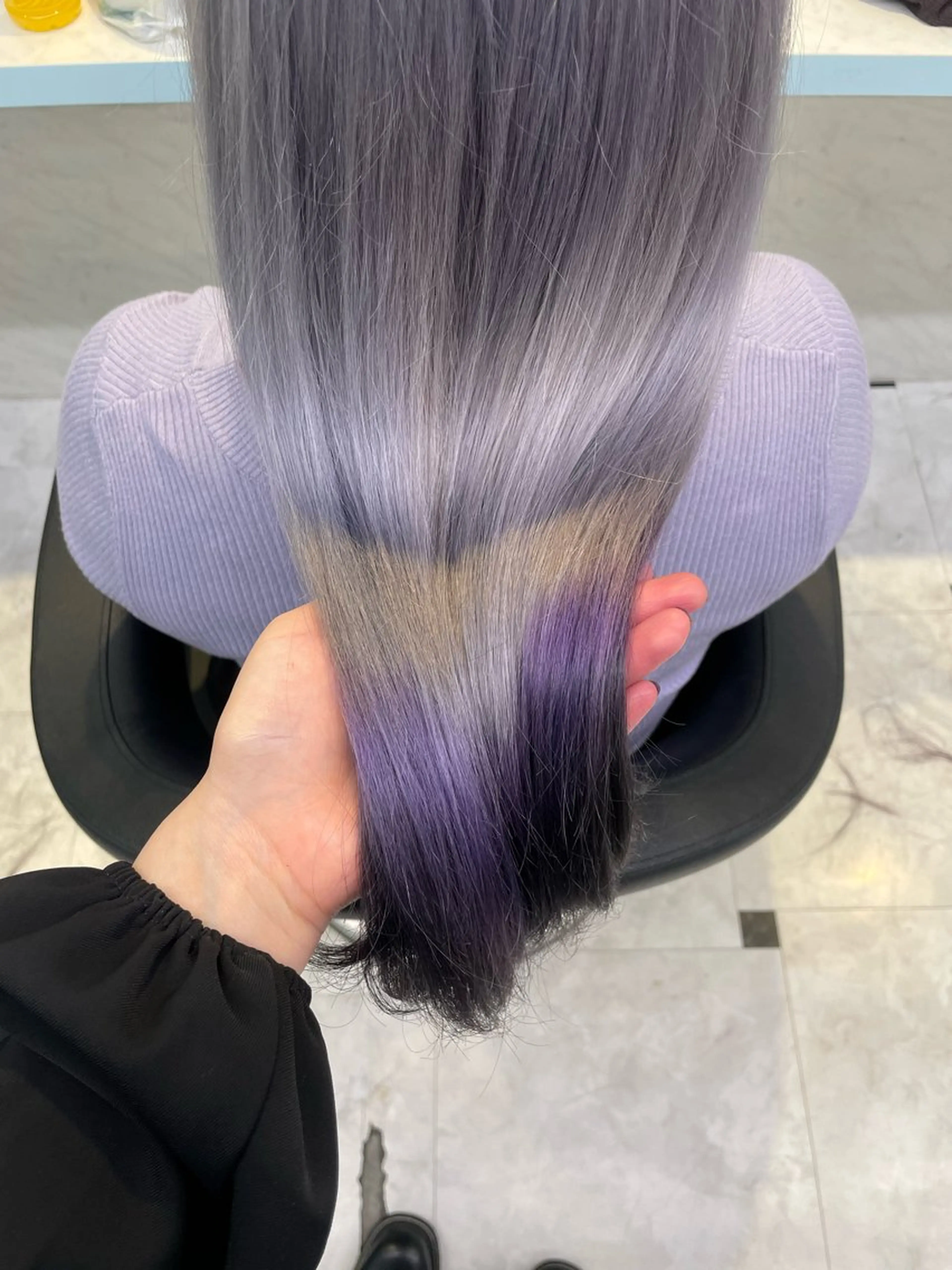 セミロング カラー ヘアカラー トリートメント Salowin池袋East 店3F所属・【美髪矯正/絹髪】 🎀hinano🎀のヘアスタイル