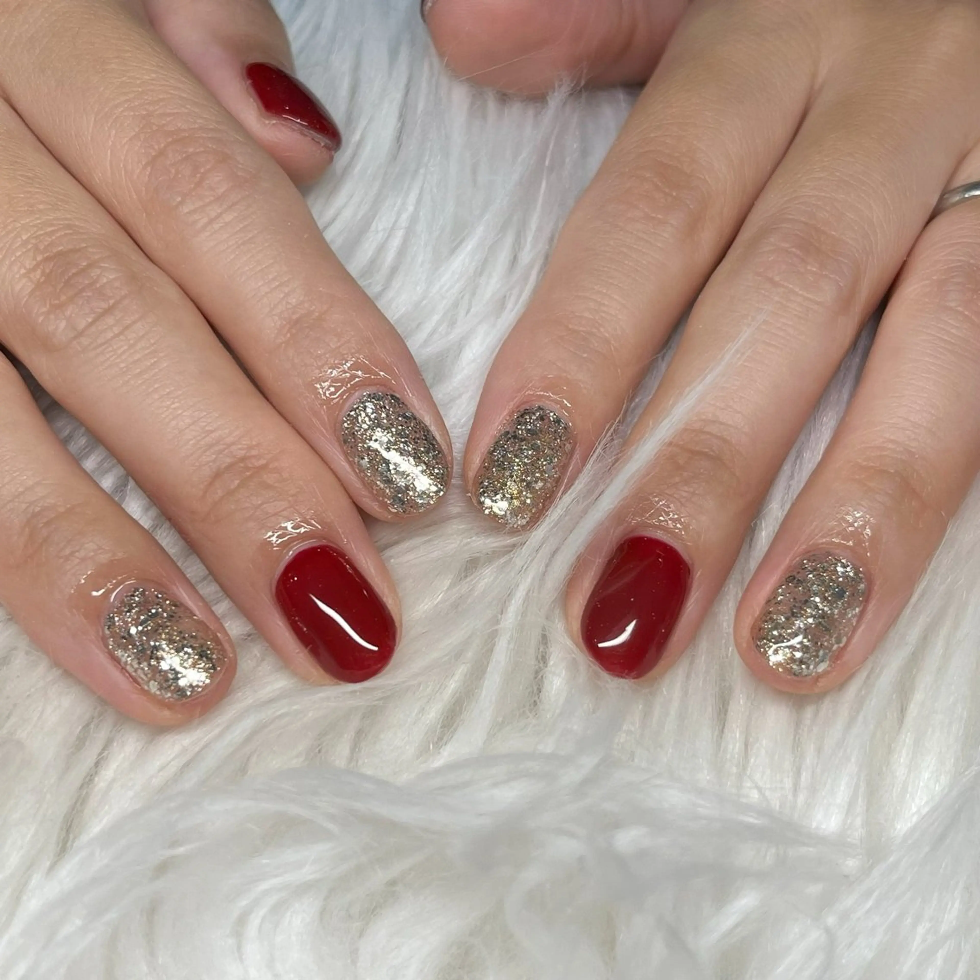 ネイル ワンカラーネイル シンプルネイル はあとねいる福島店 SAKIのネイルデザイン