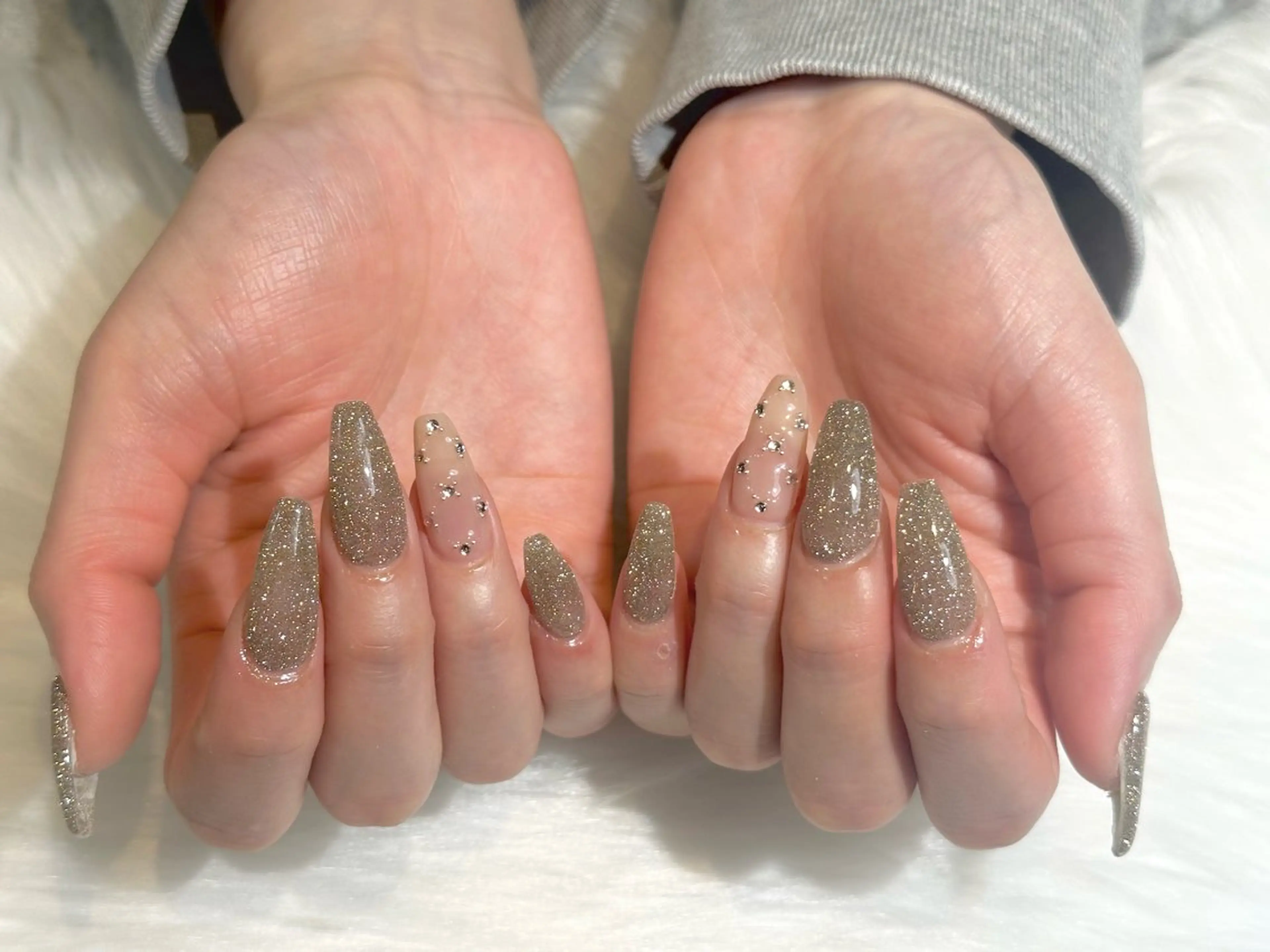 🎀【ハンド】10本長さだし➕90分デザイン（ガッツリアート2.3本）🎀新規オフ無料！持込OK👌の写真