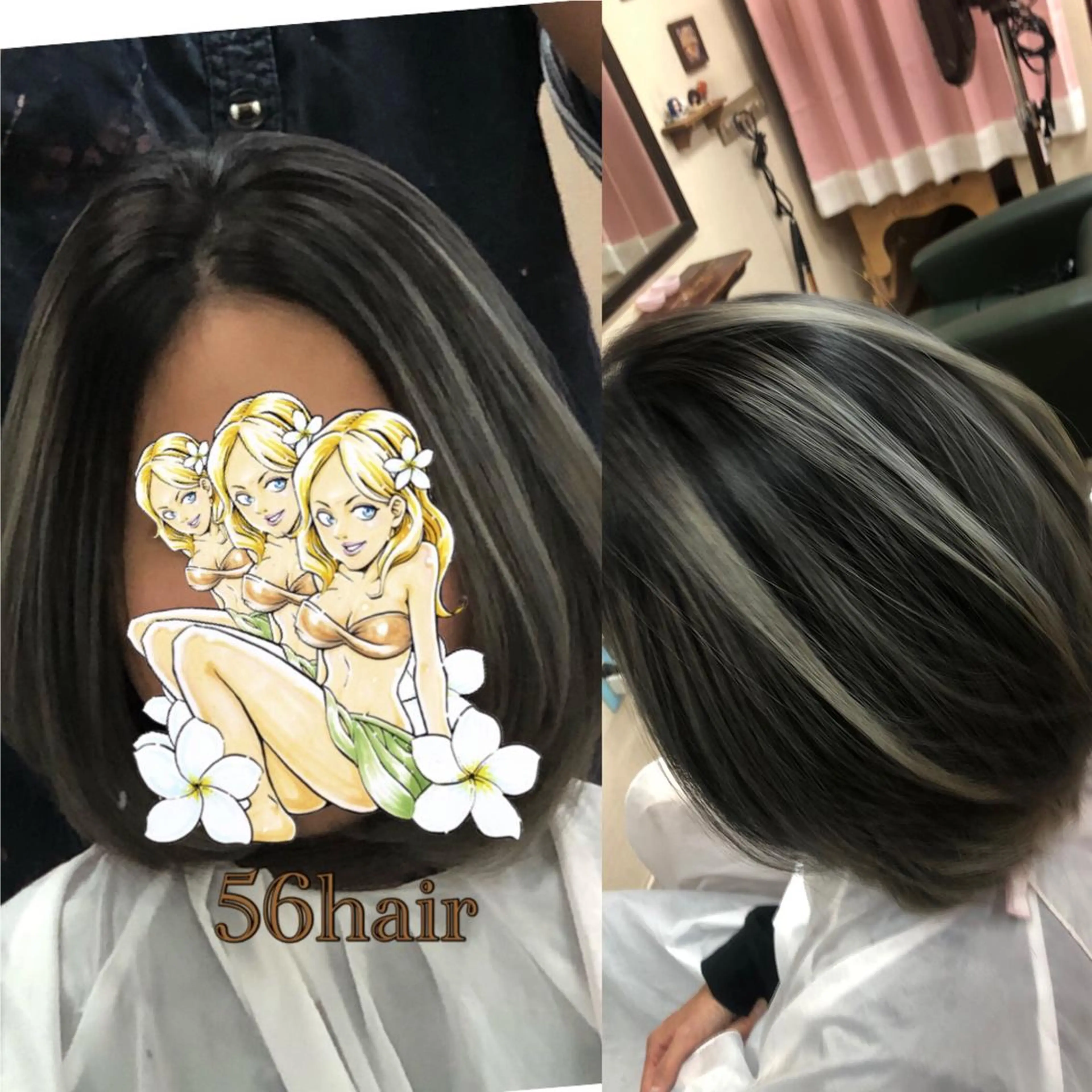 ショート ハイライト レイヤーカット ヘアカラー トリートメント kou艶髪師色髪師 こう 艶髪師色髪師のヘアスタイル