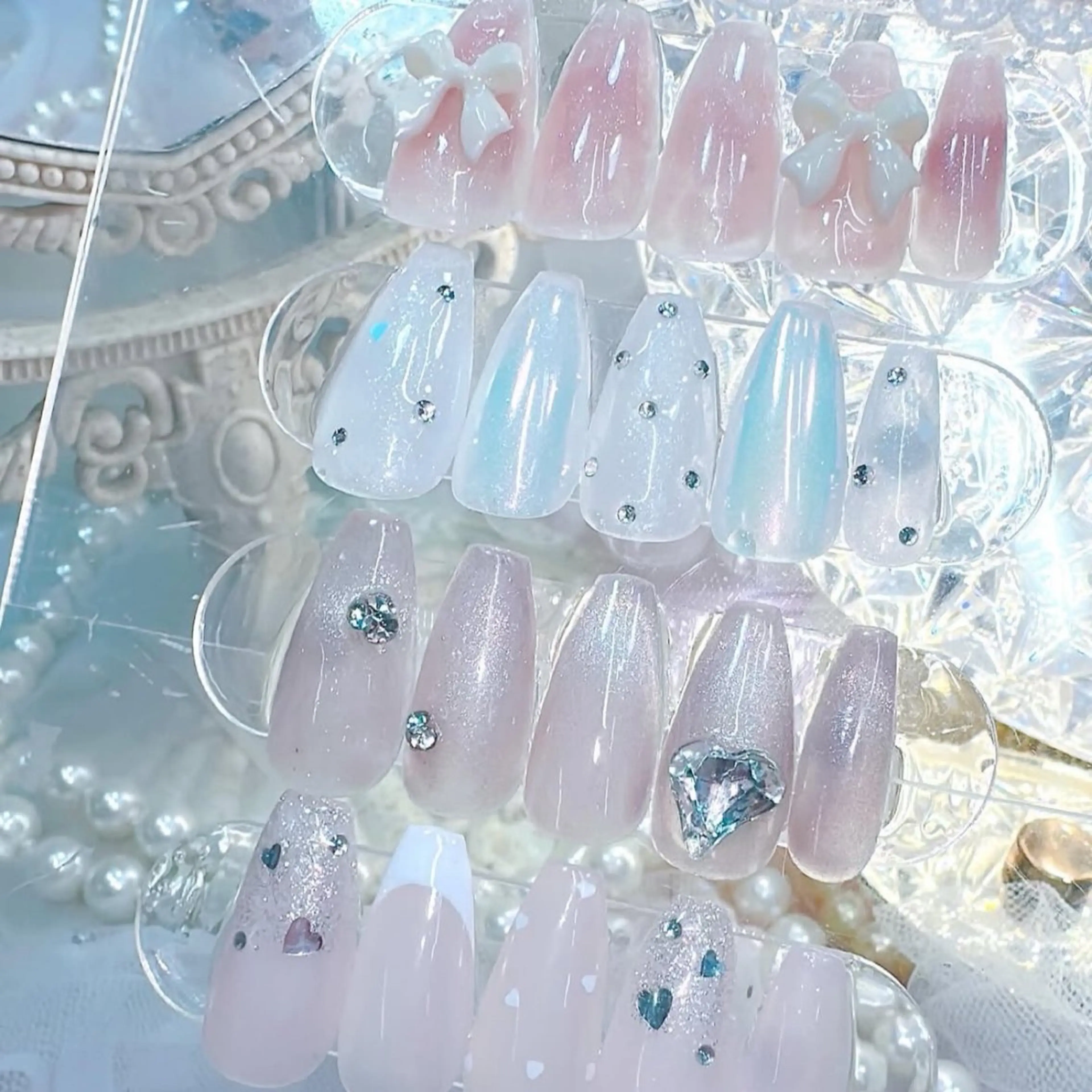 ネイル ワンホン、かわいい系 🎀ななみのネイルデザイン