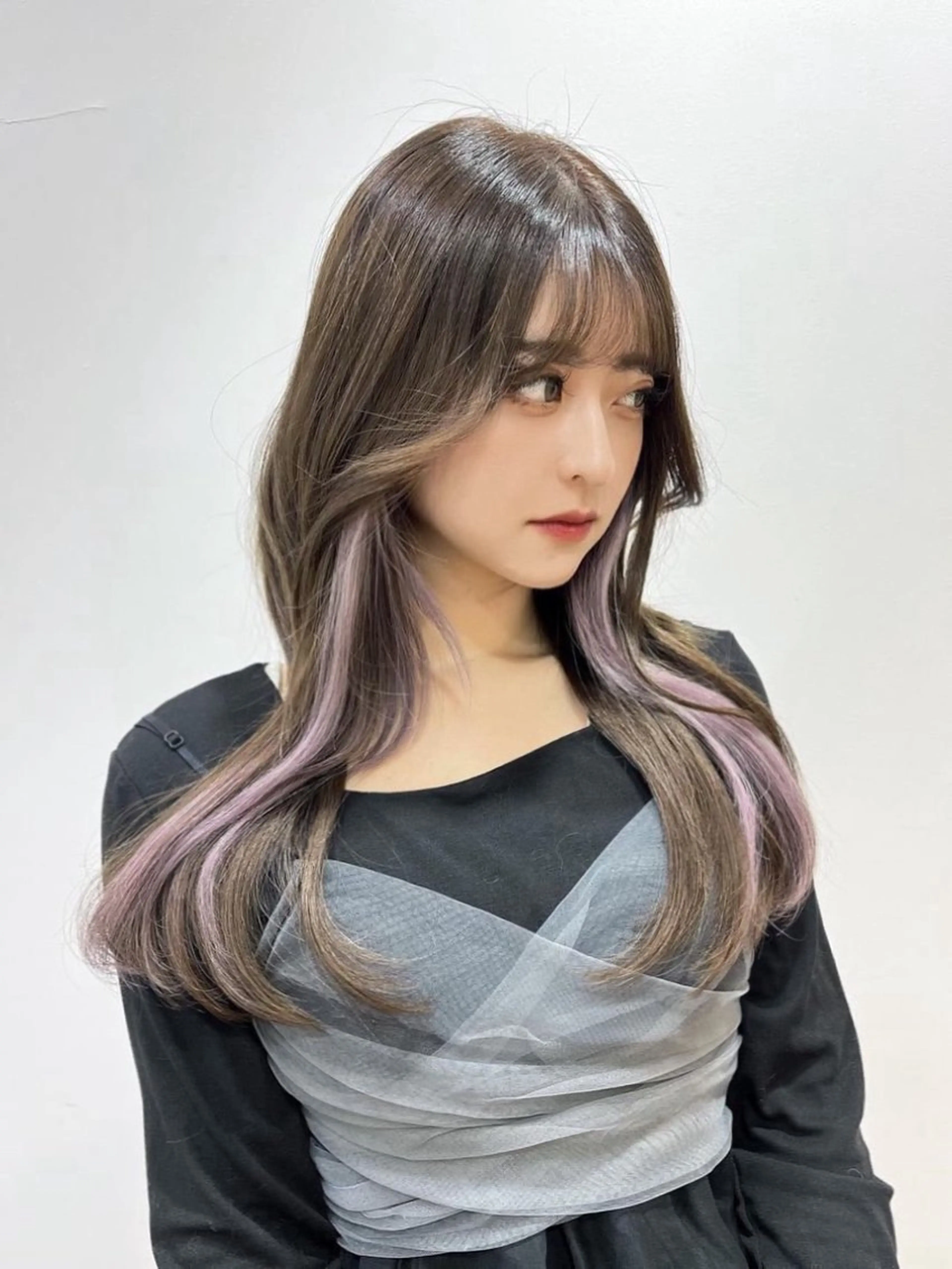 ロング メンズセンターパート 🇰🇷wakanaのヘアスタイル