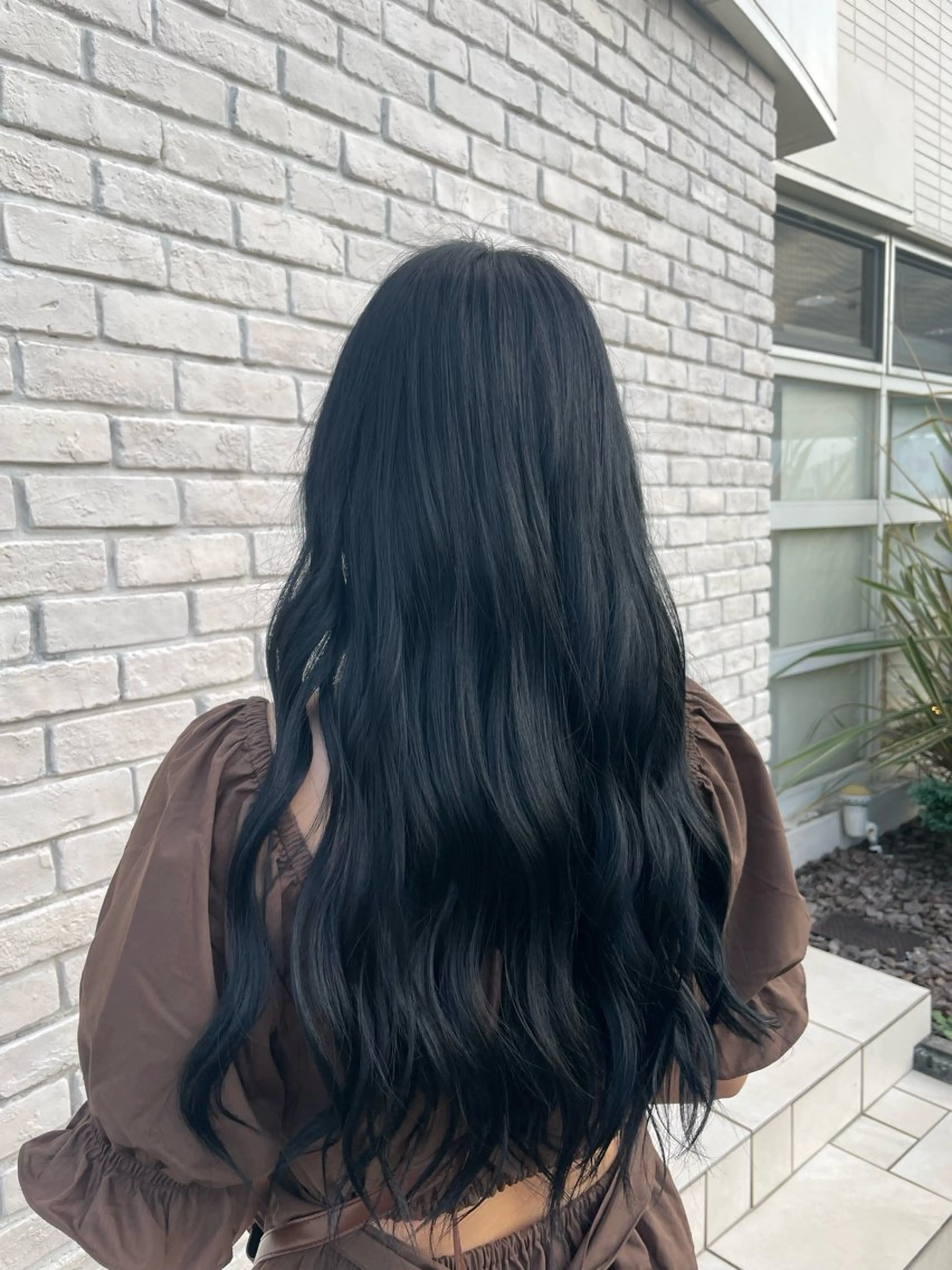 ロング カラー やまもと かのんのヘアスタイル