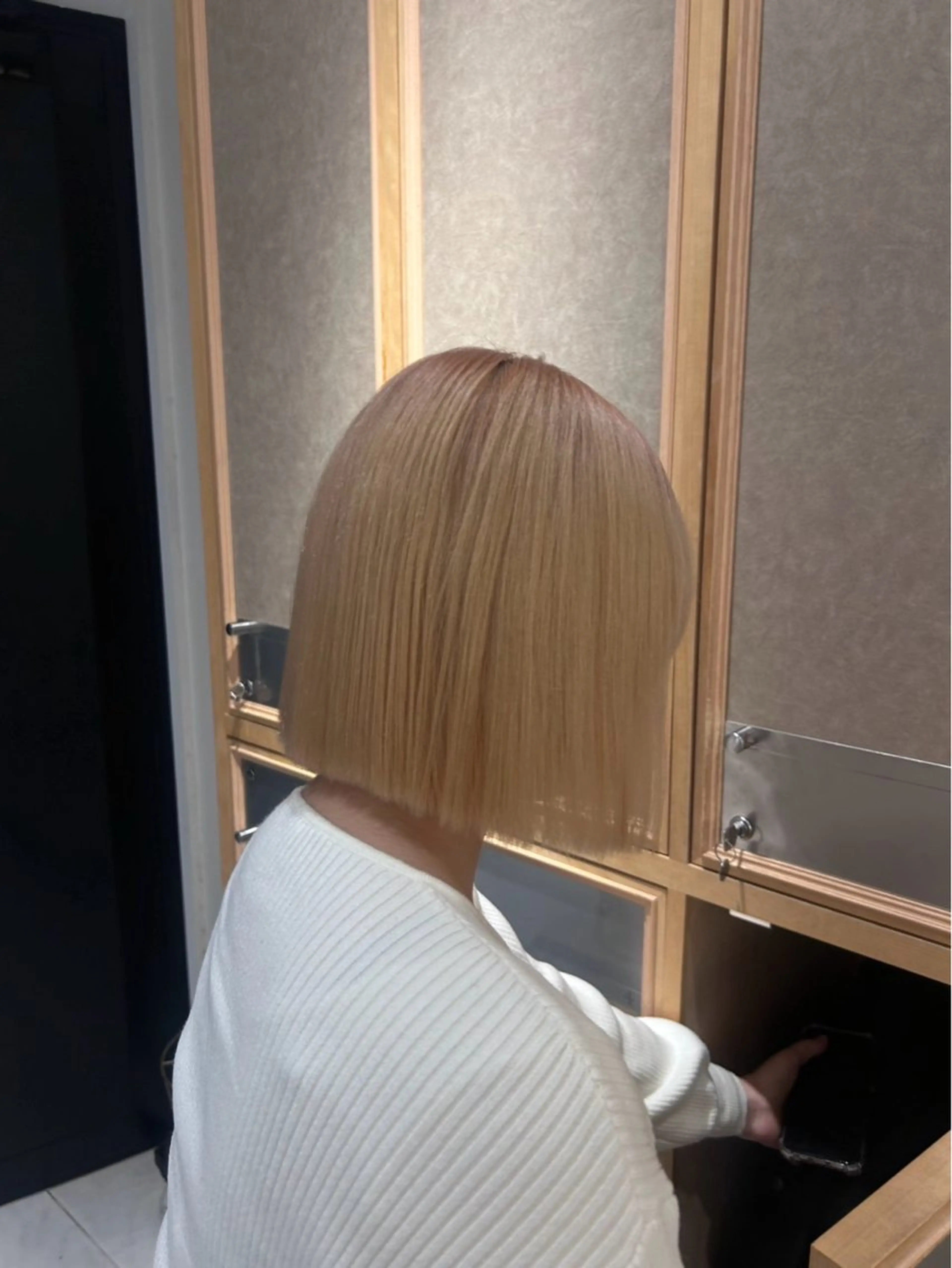 ミディアム 縮毛矯正/ブリーチ 🏖️MIREIのヘアスタイル