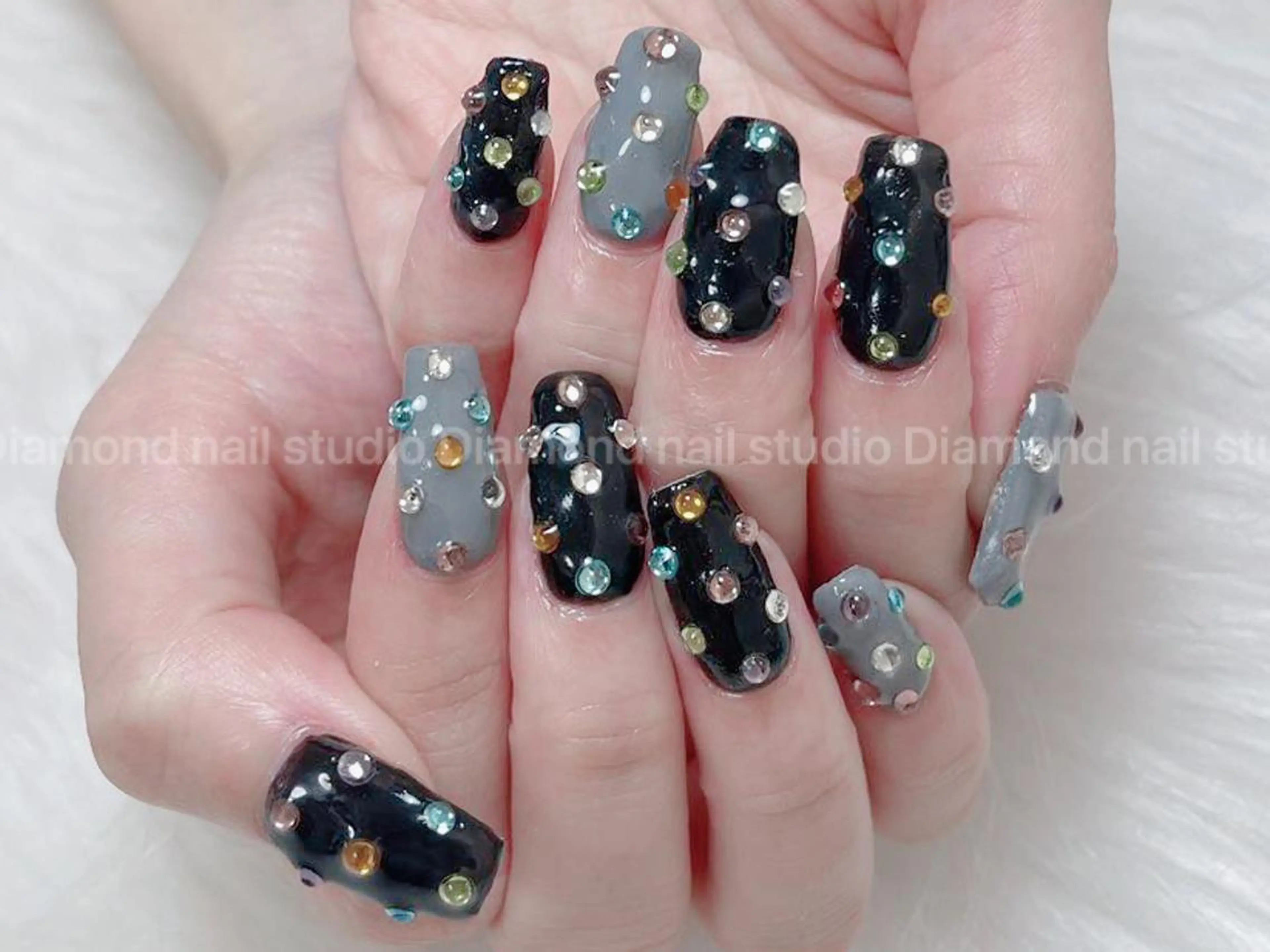 ネイル 持ち込み スカルプネイル DIAMOND Nail🍒のネイルデザイン